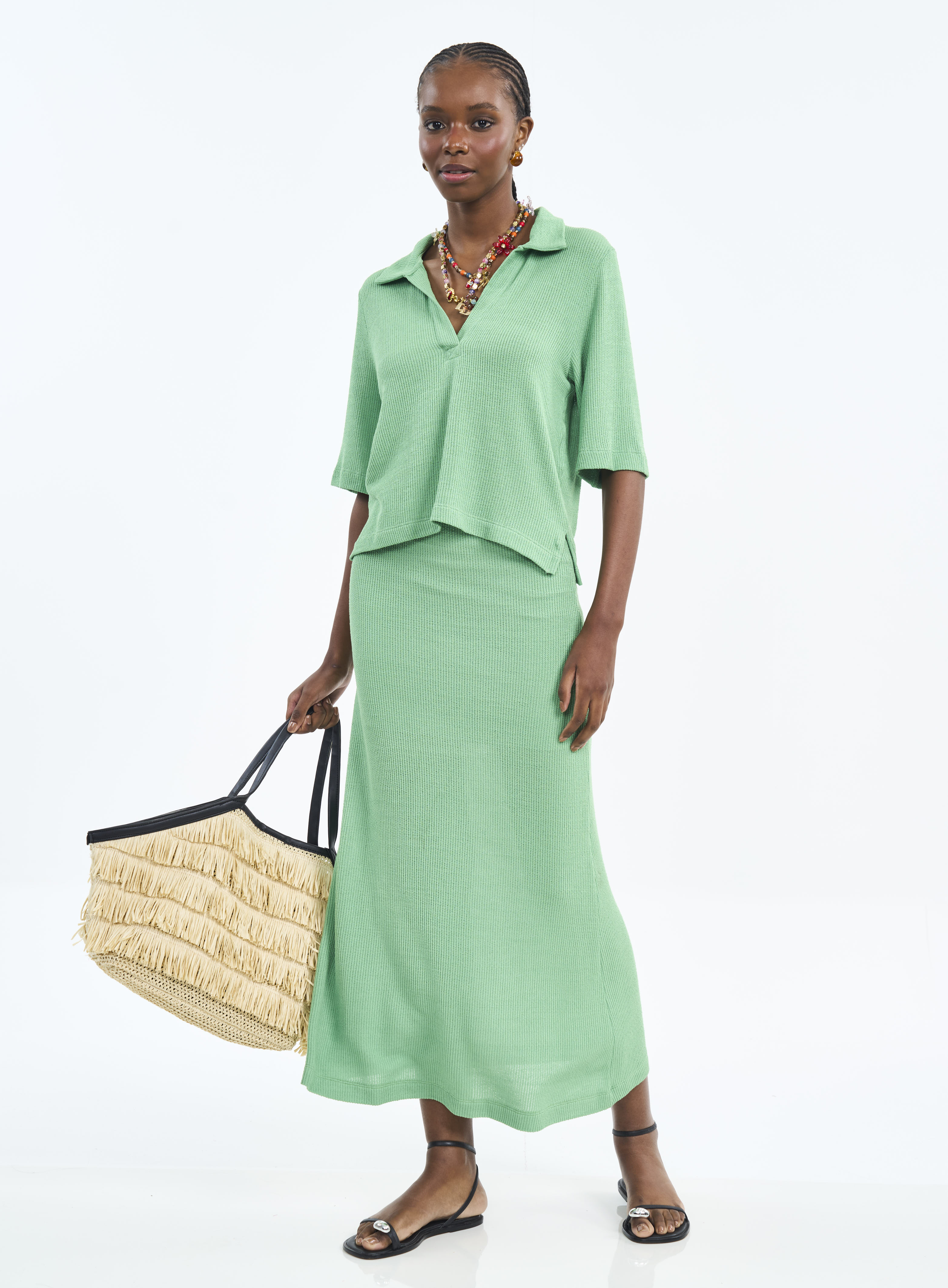 BLUSA COLCCI P VERDE VEGGIR