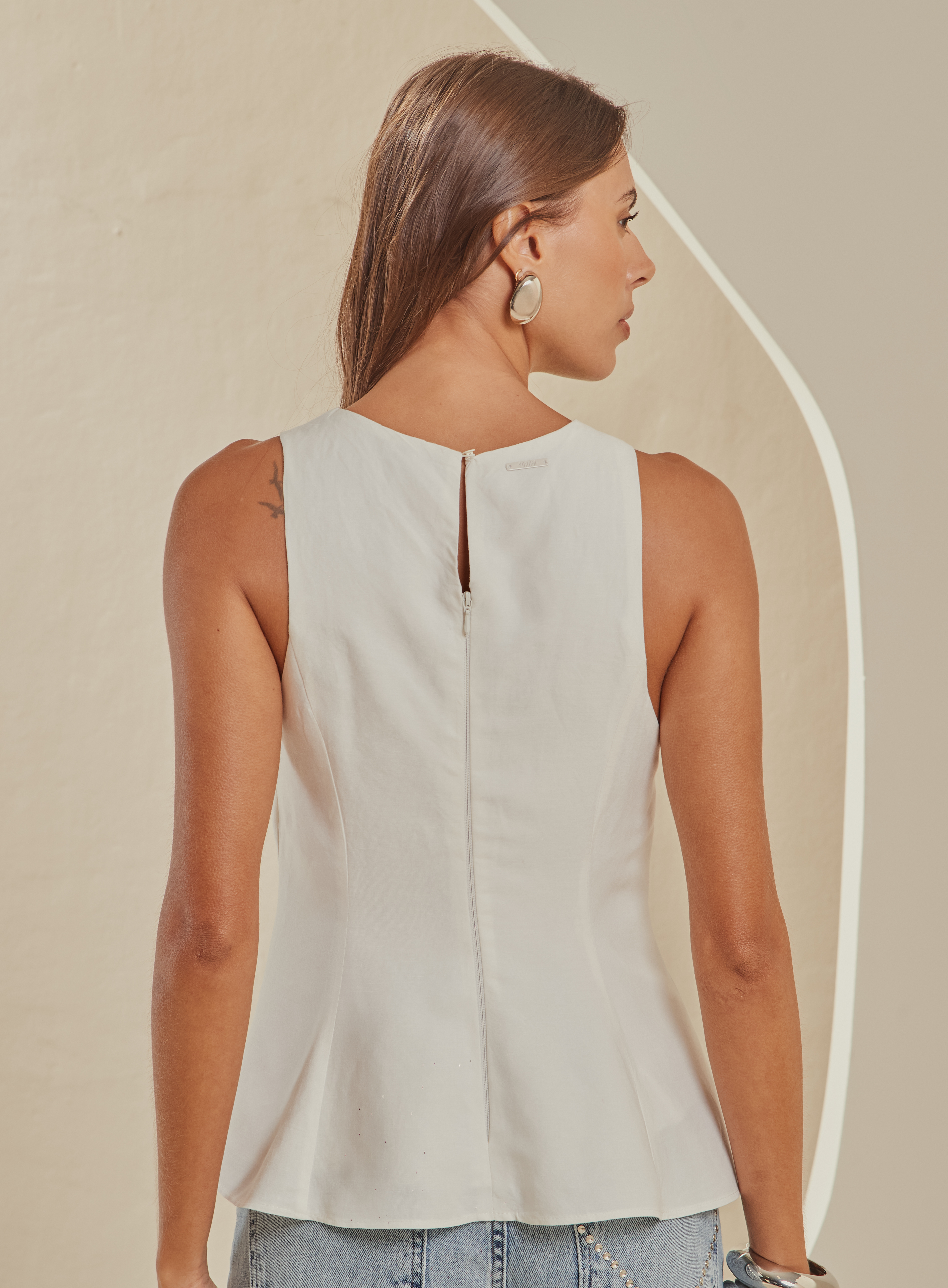 BLUSA LINHO G OFF SHELL