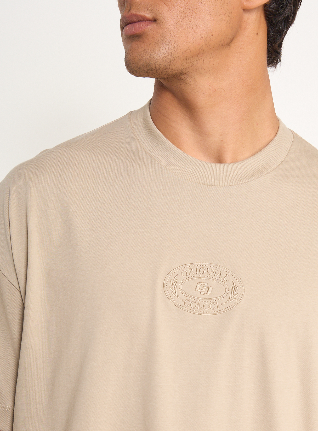 CAMISETA COLCCI M BEGE BISQUET