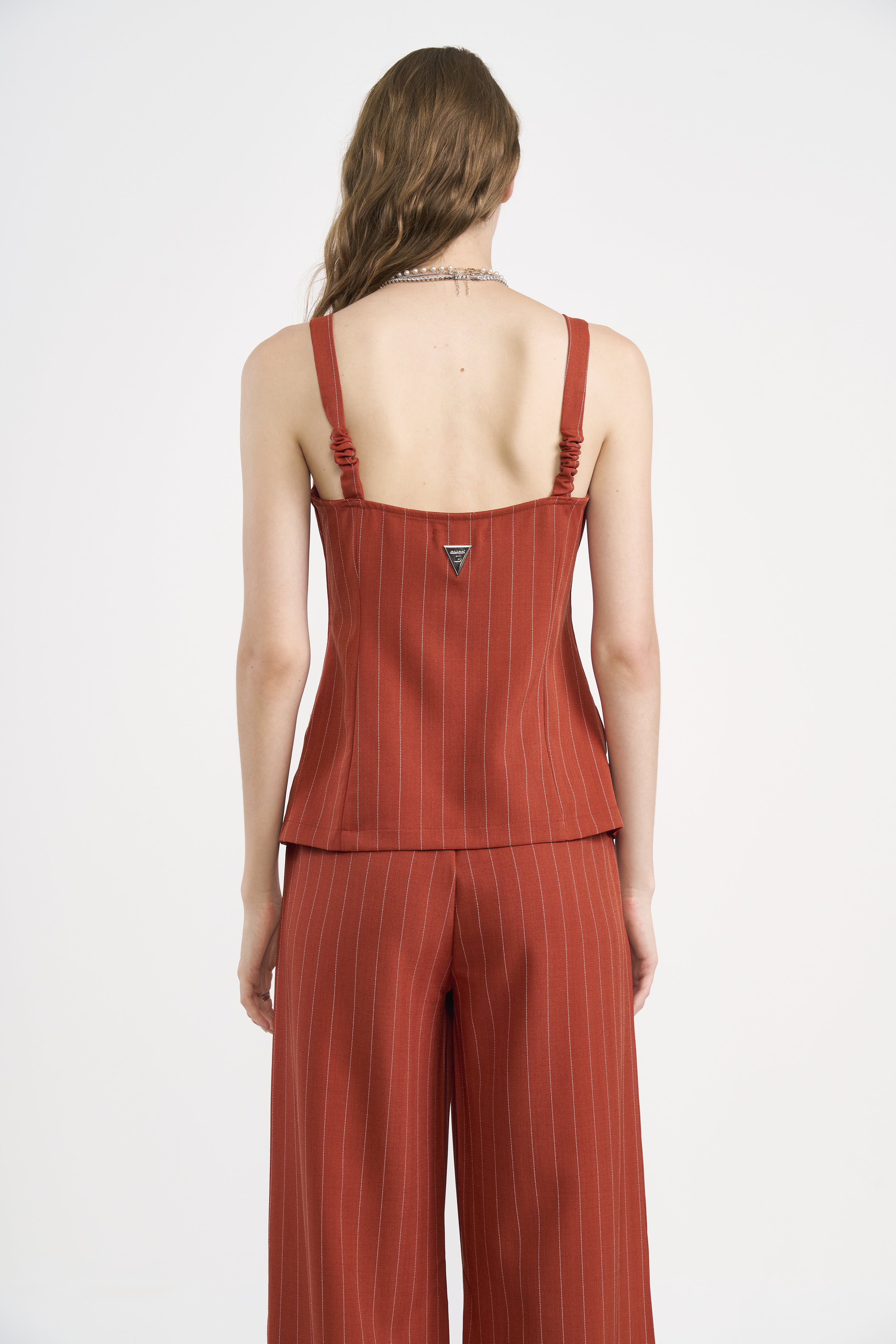 BLUSA COLCCI G MARROM/BEGE