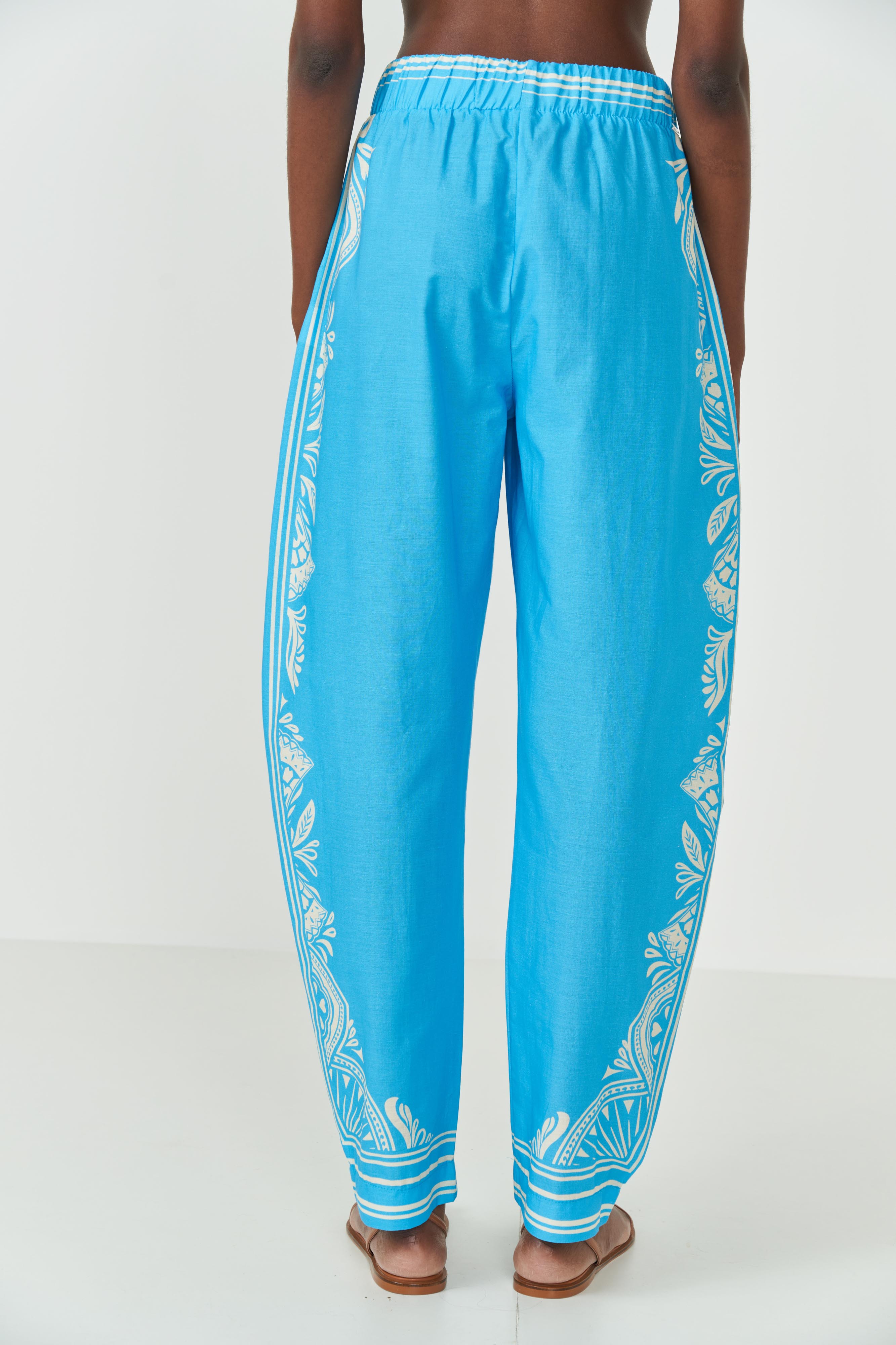 CALÇA ESTAMPADA PP LENÇO BOLD II