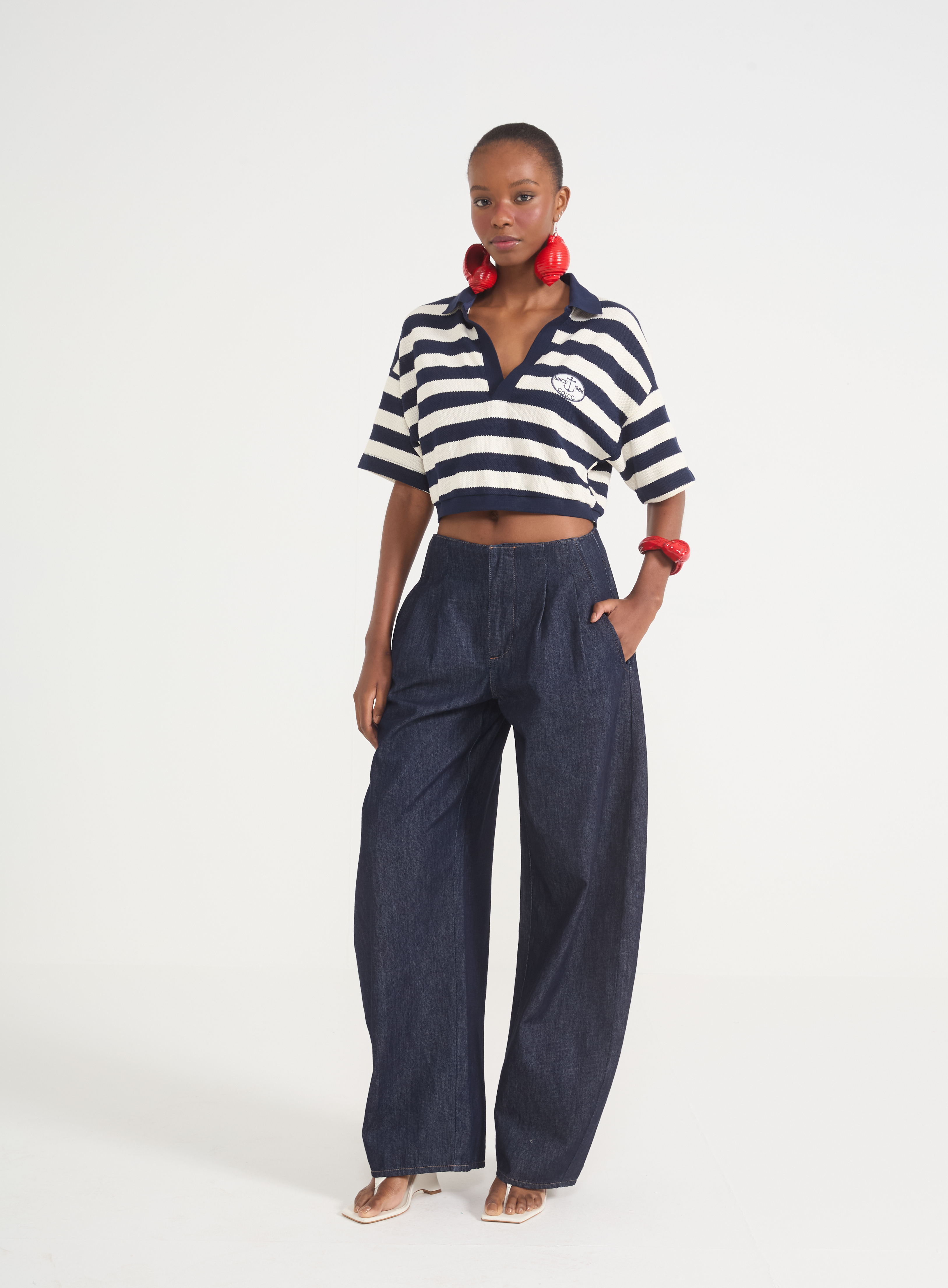 CALÇA JEANS BARRIL 38 INDIGO
