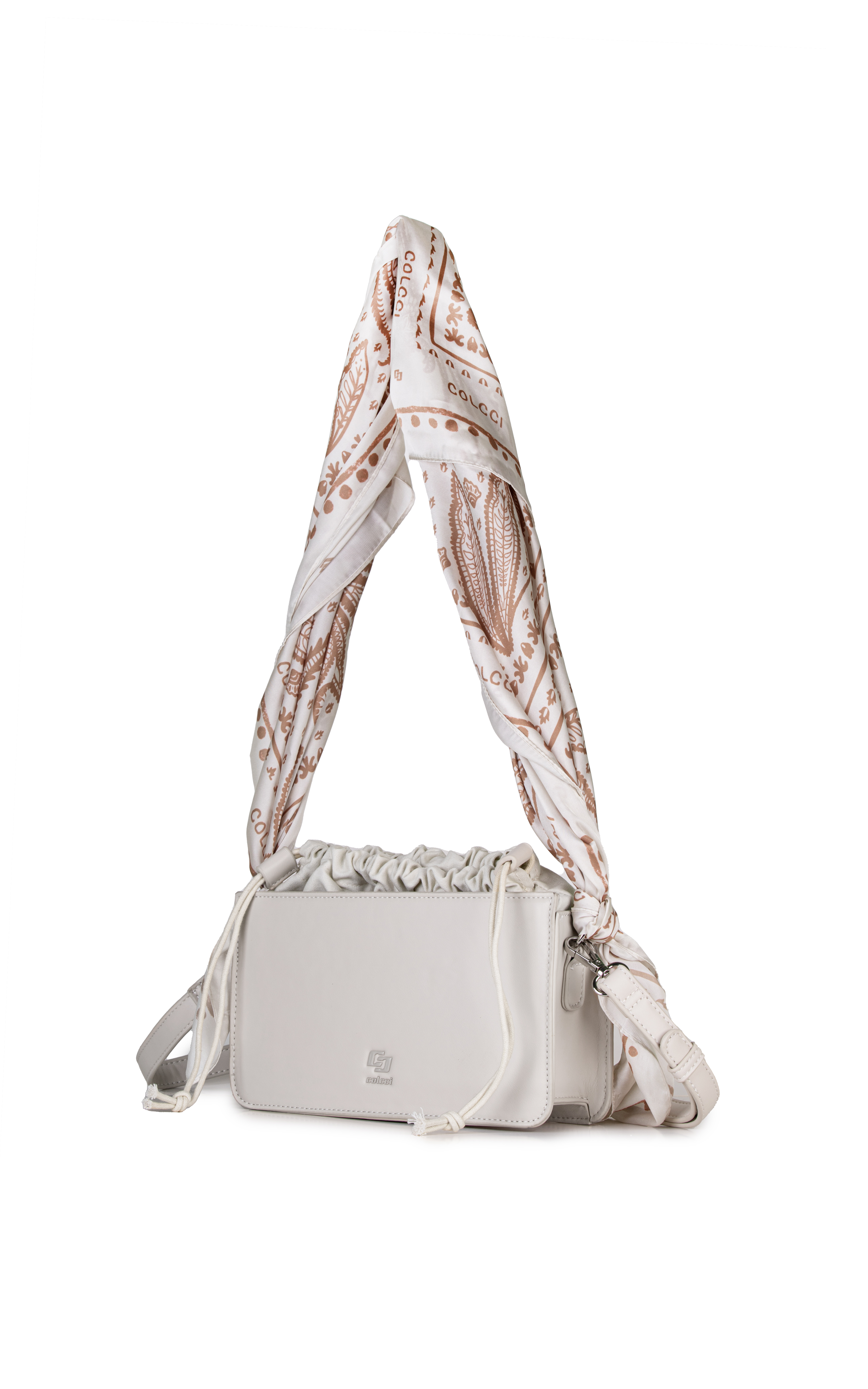 BOLSA COLCCI FEM CROSSBODY SCARF U CARAMELO