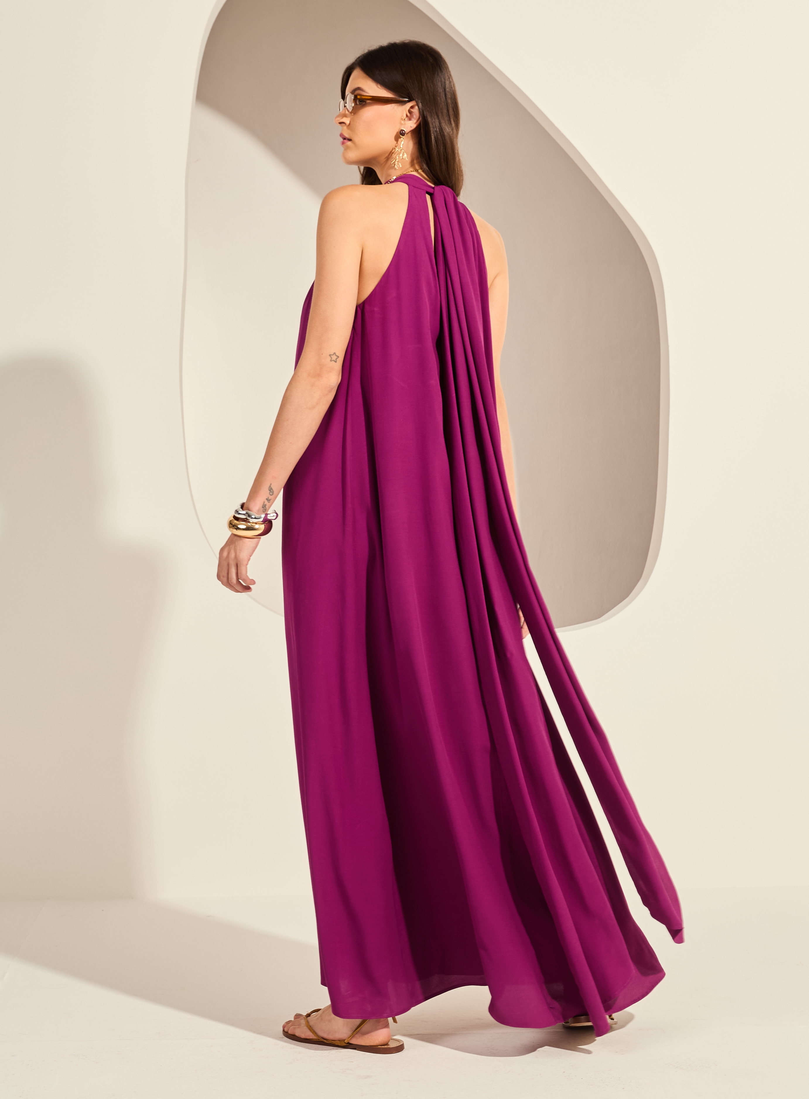 VESTIDO FORUM G ROXO ORCHID TIN
