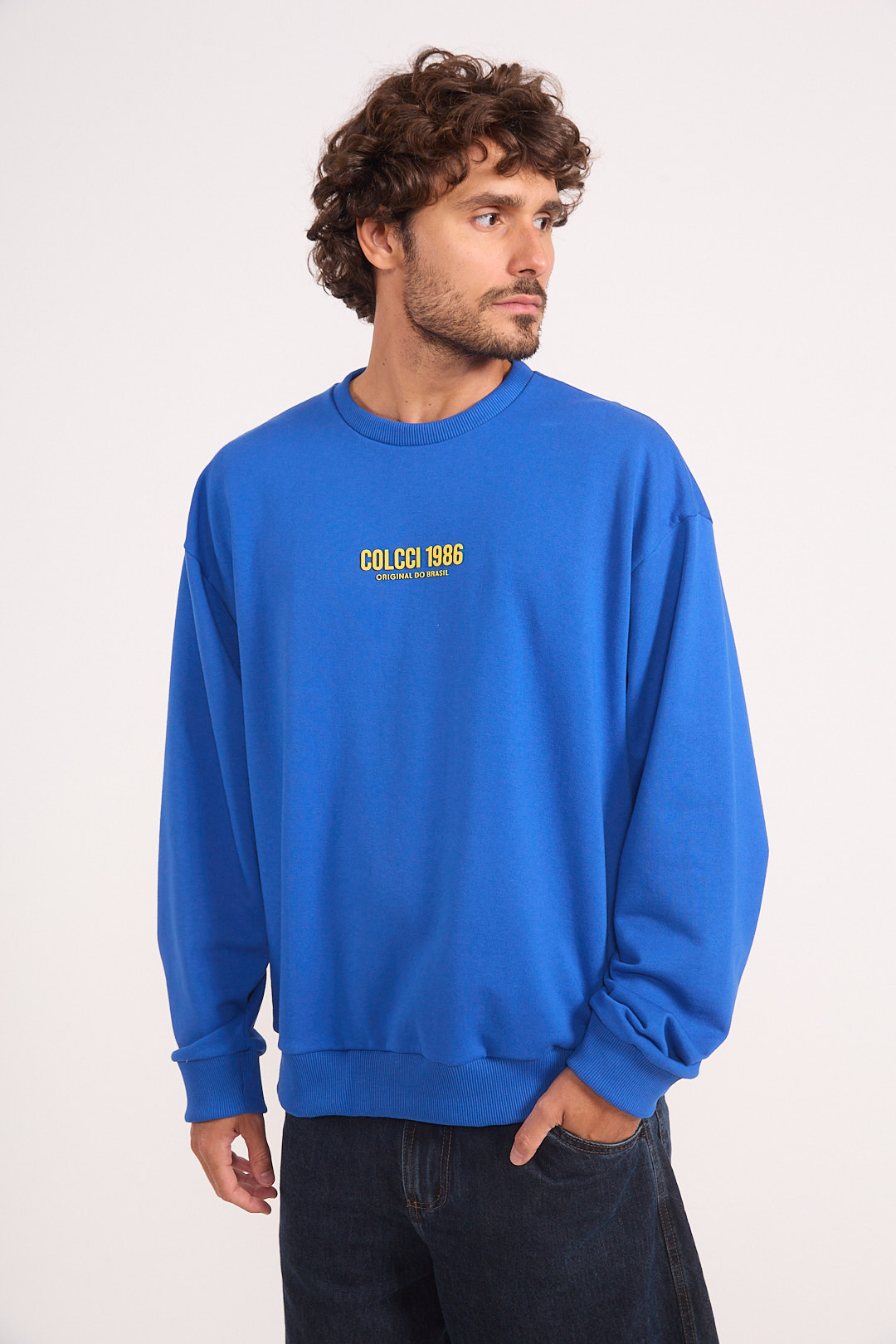 BLUSÃO MOLETOM P AZUL SAPPHIRE