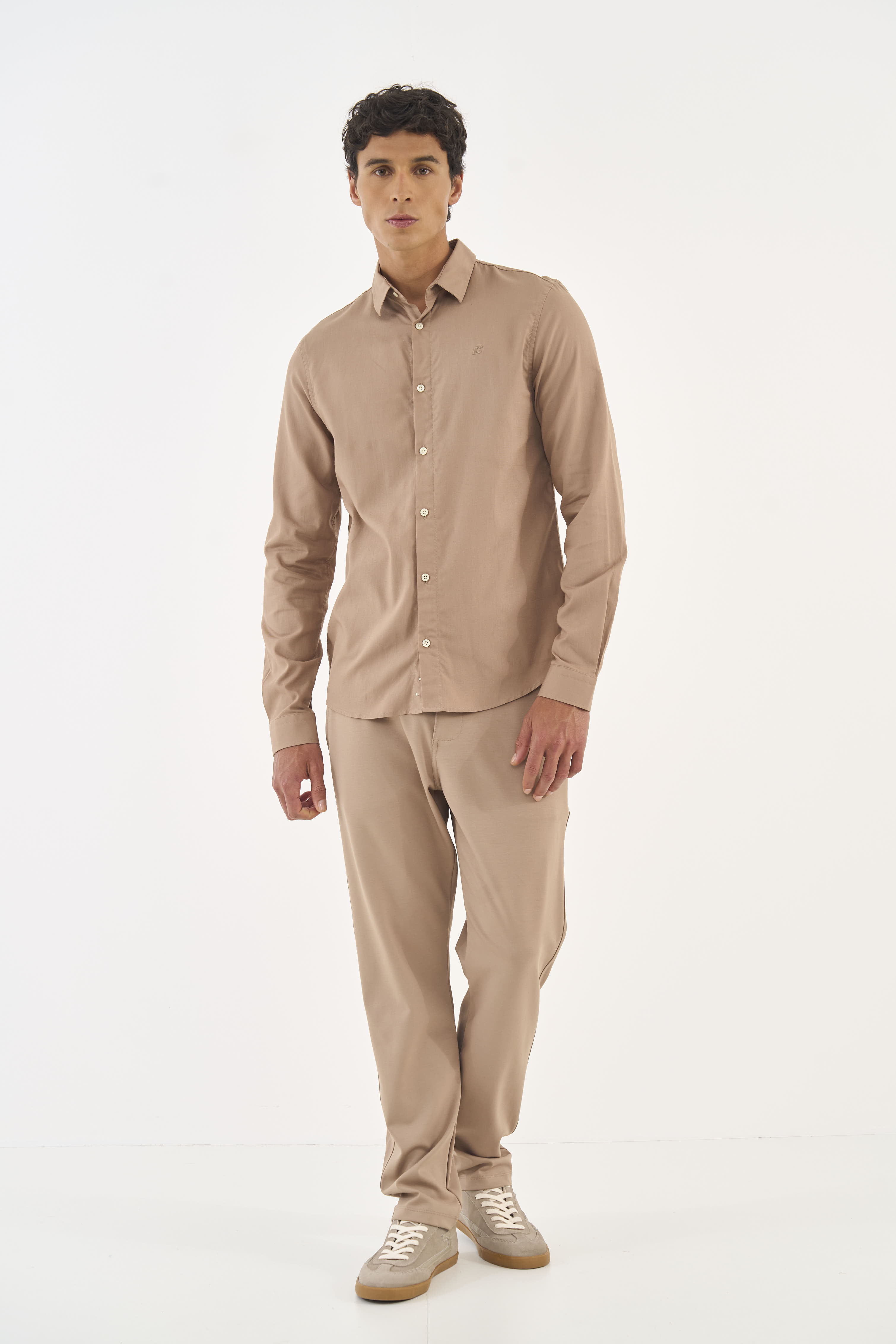 CAMISA RELAX G BEGE SAND CASTLE
