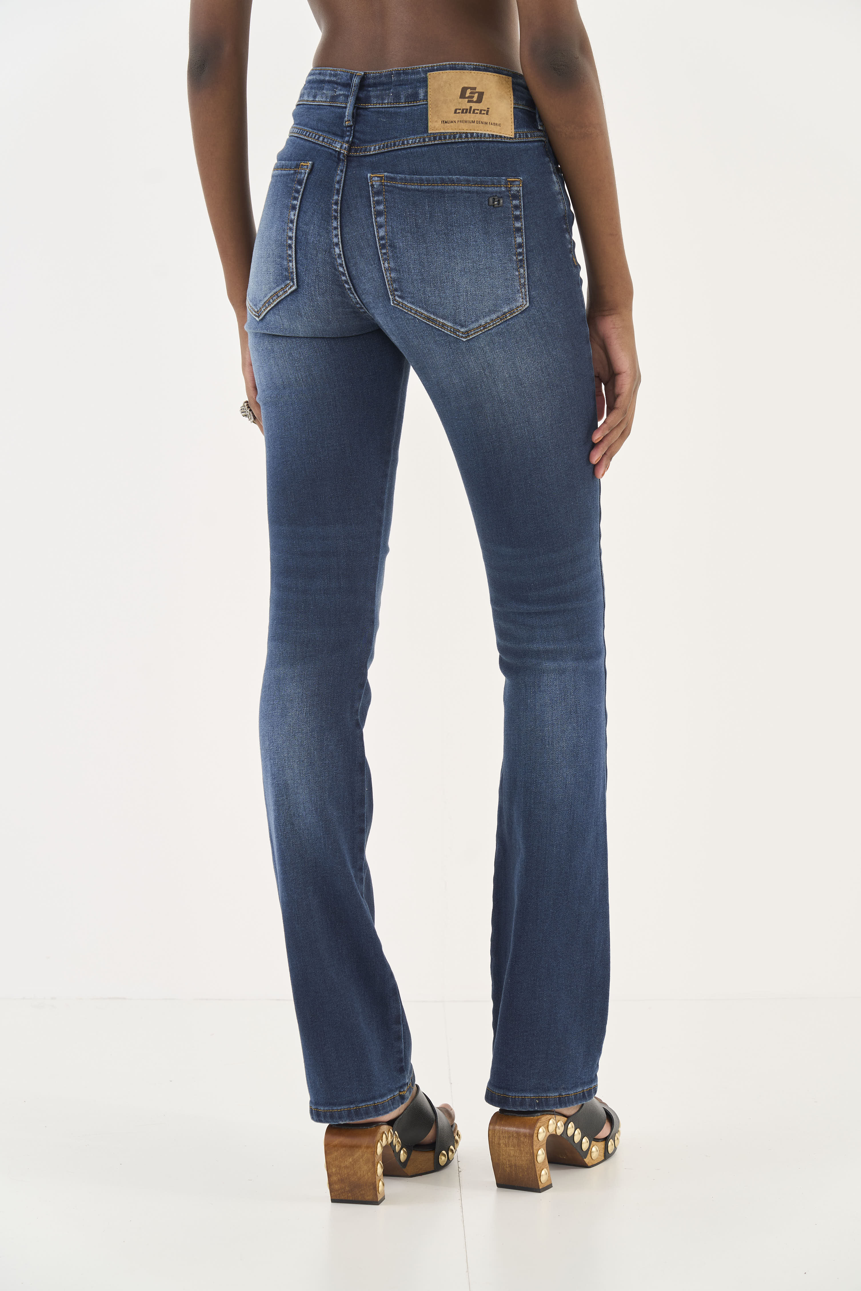CALÇA JEANS BIA RETA 44 INDIGO