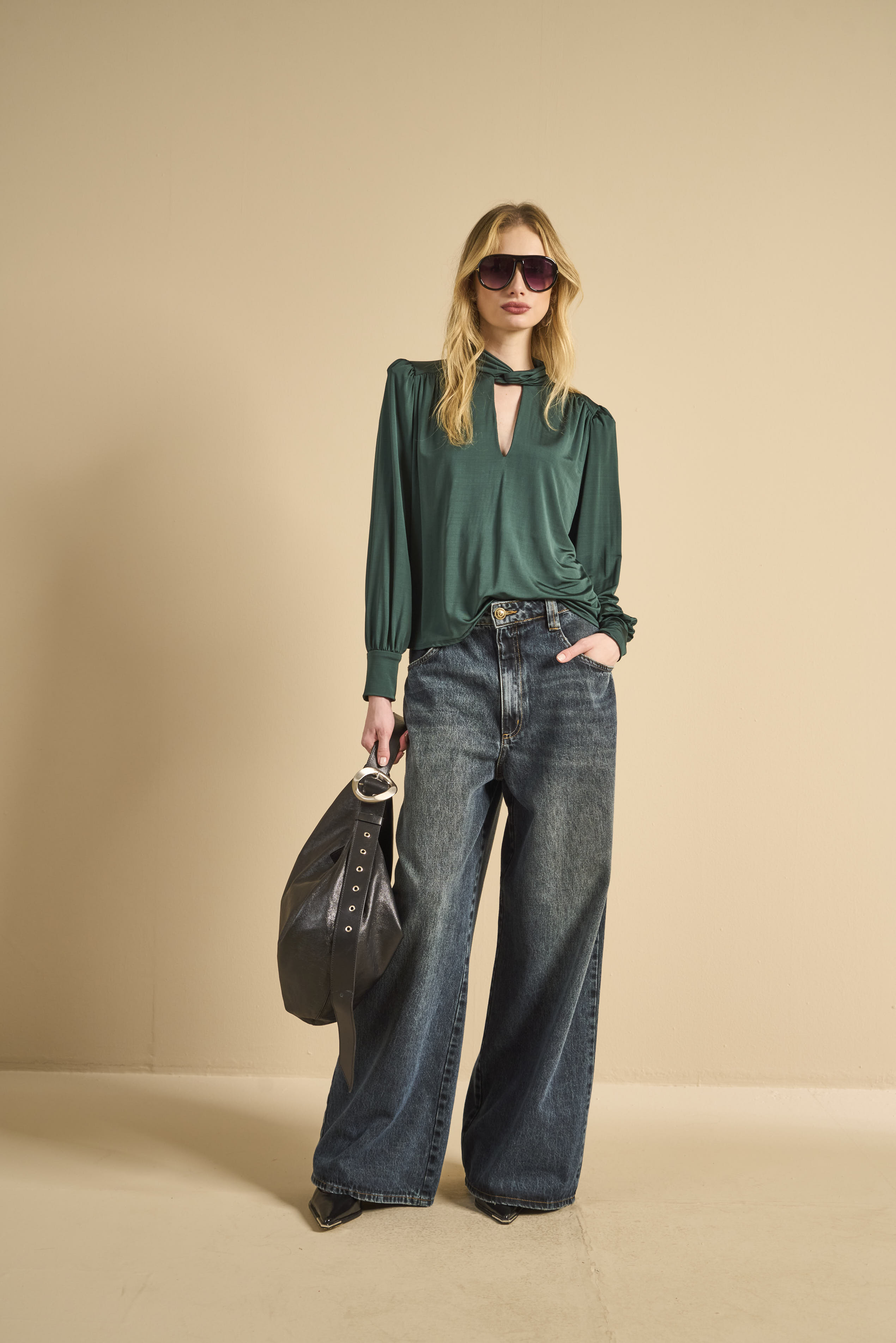 CALÇA JEANS BAGGY 40 INDIGO