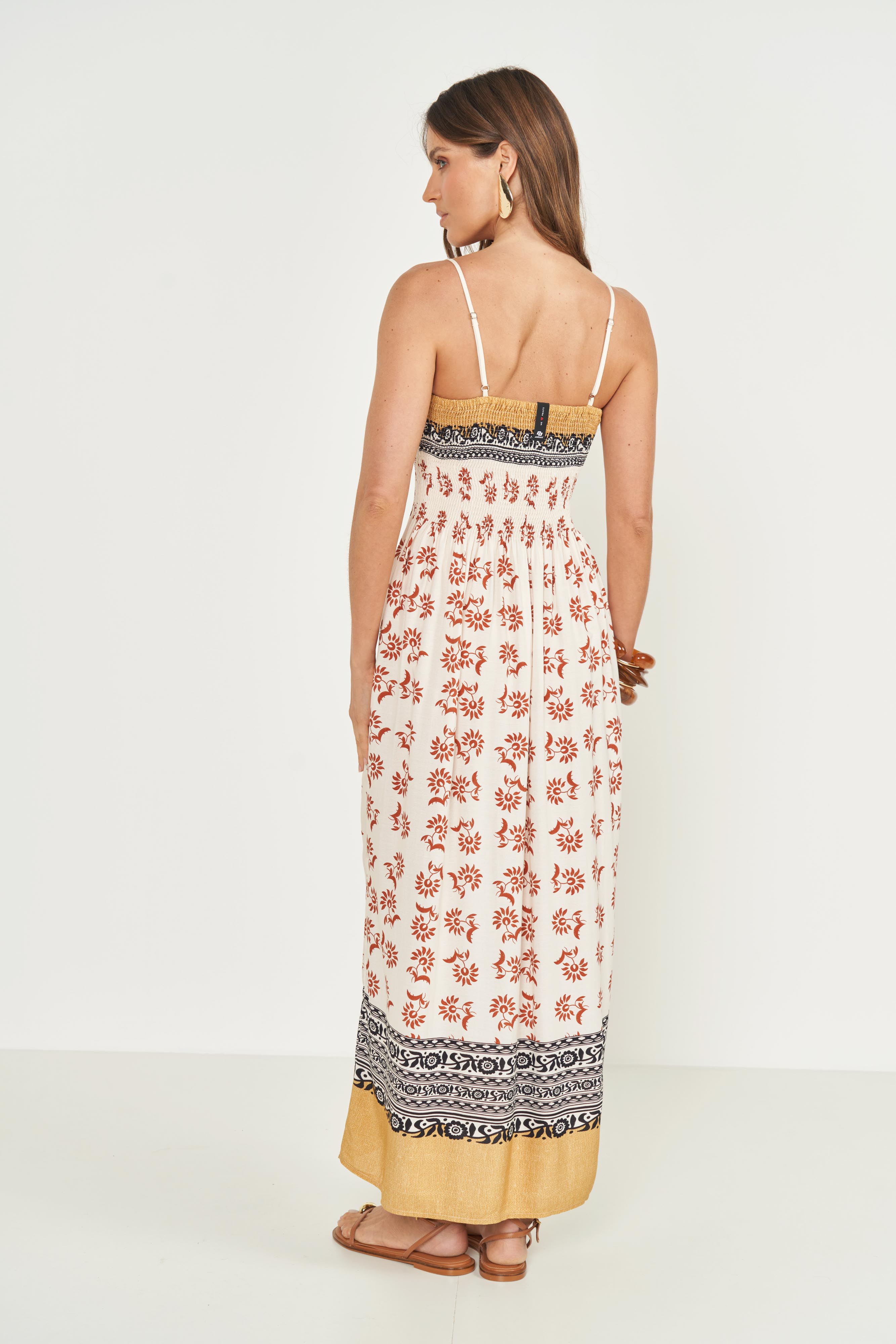 VESTIDO ESTAMPADO M LENÇO FIORI II