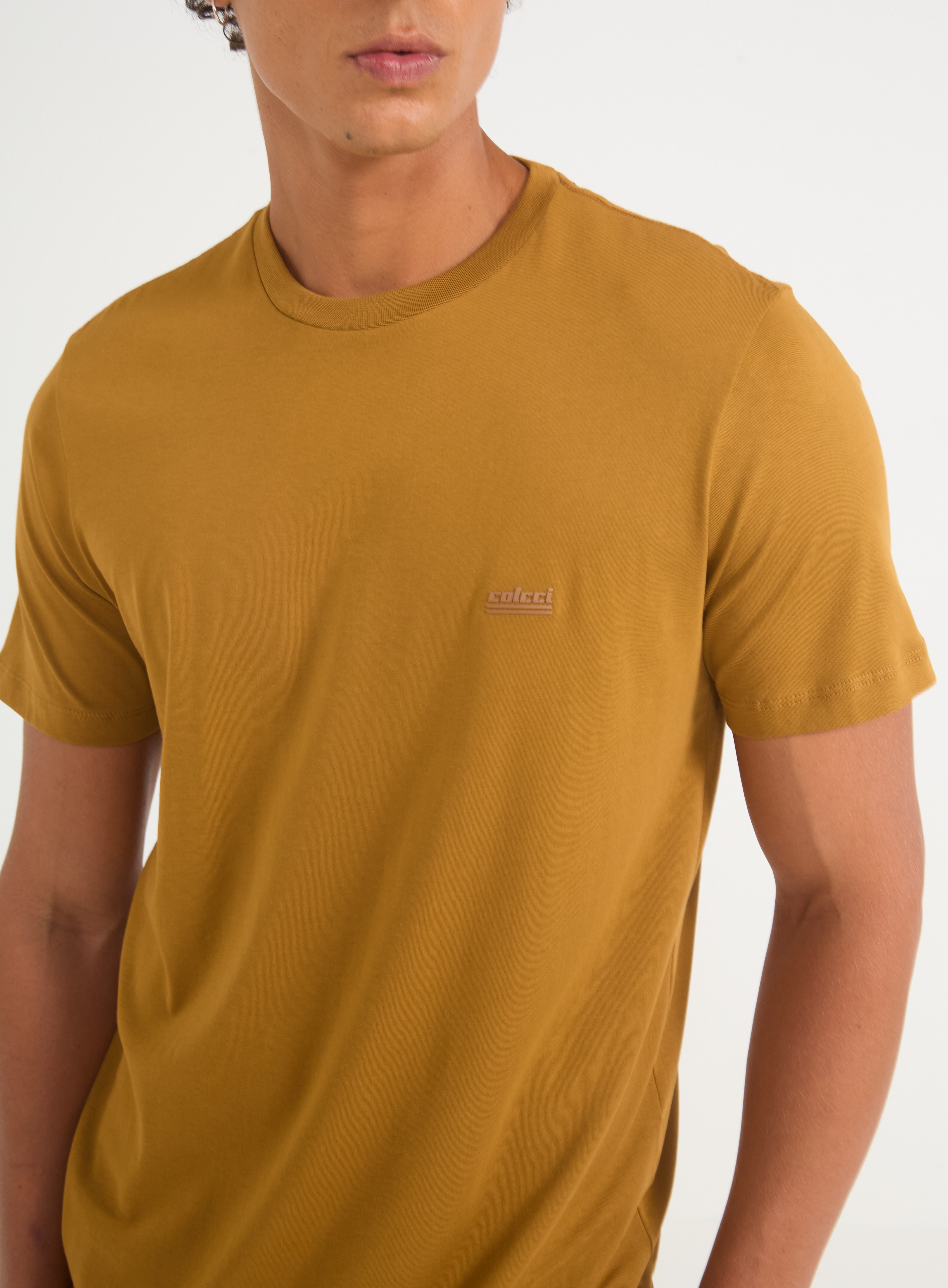 CAMISETA COLCCI G MARROM CRIVO