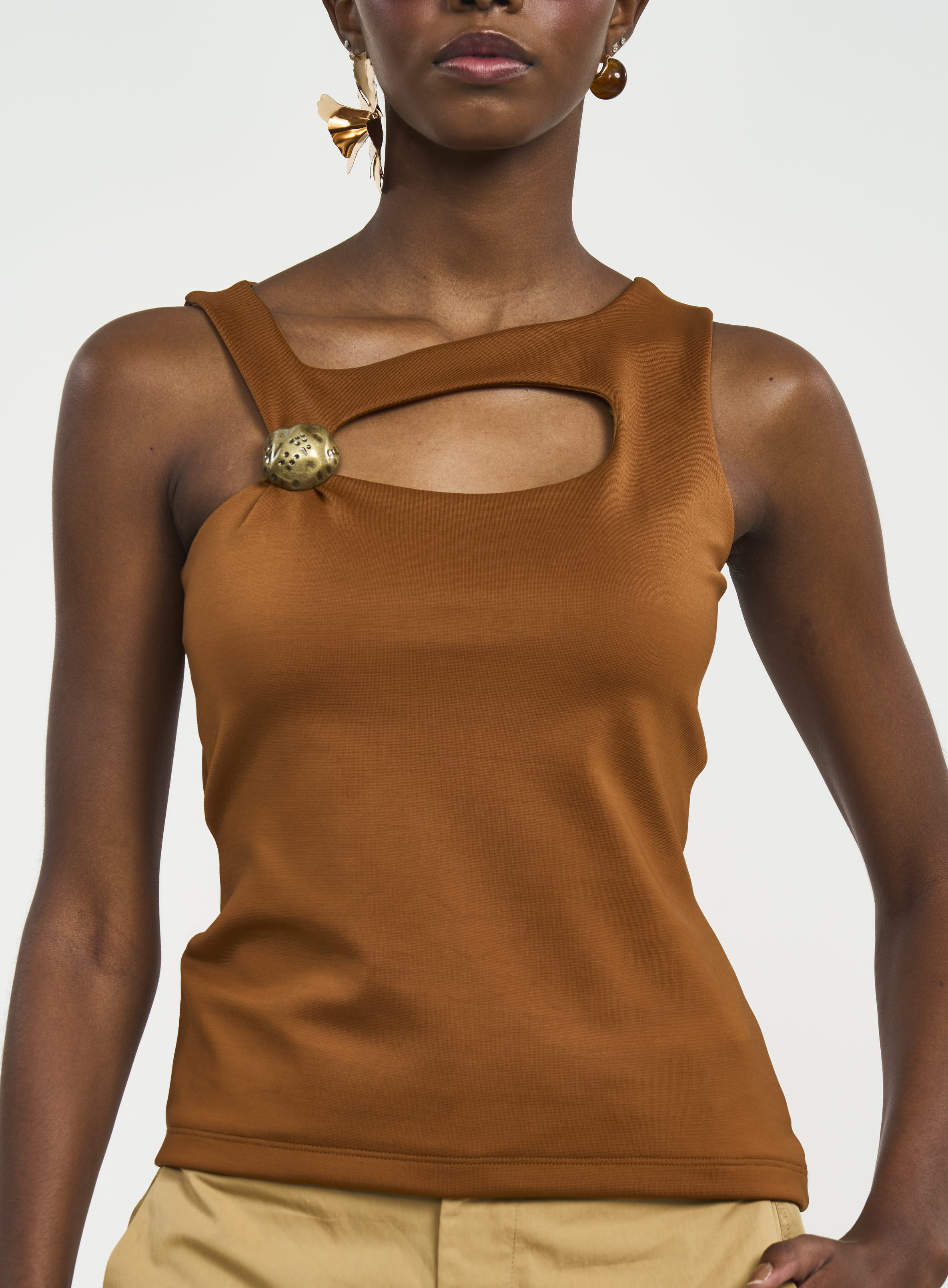 BLUSA COLCCI G MARROM DROME