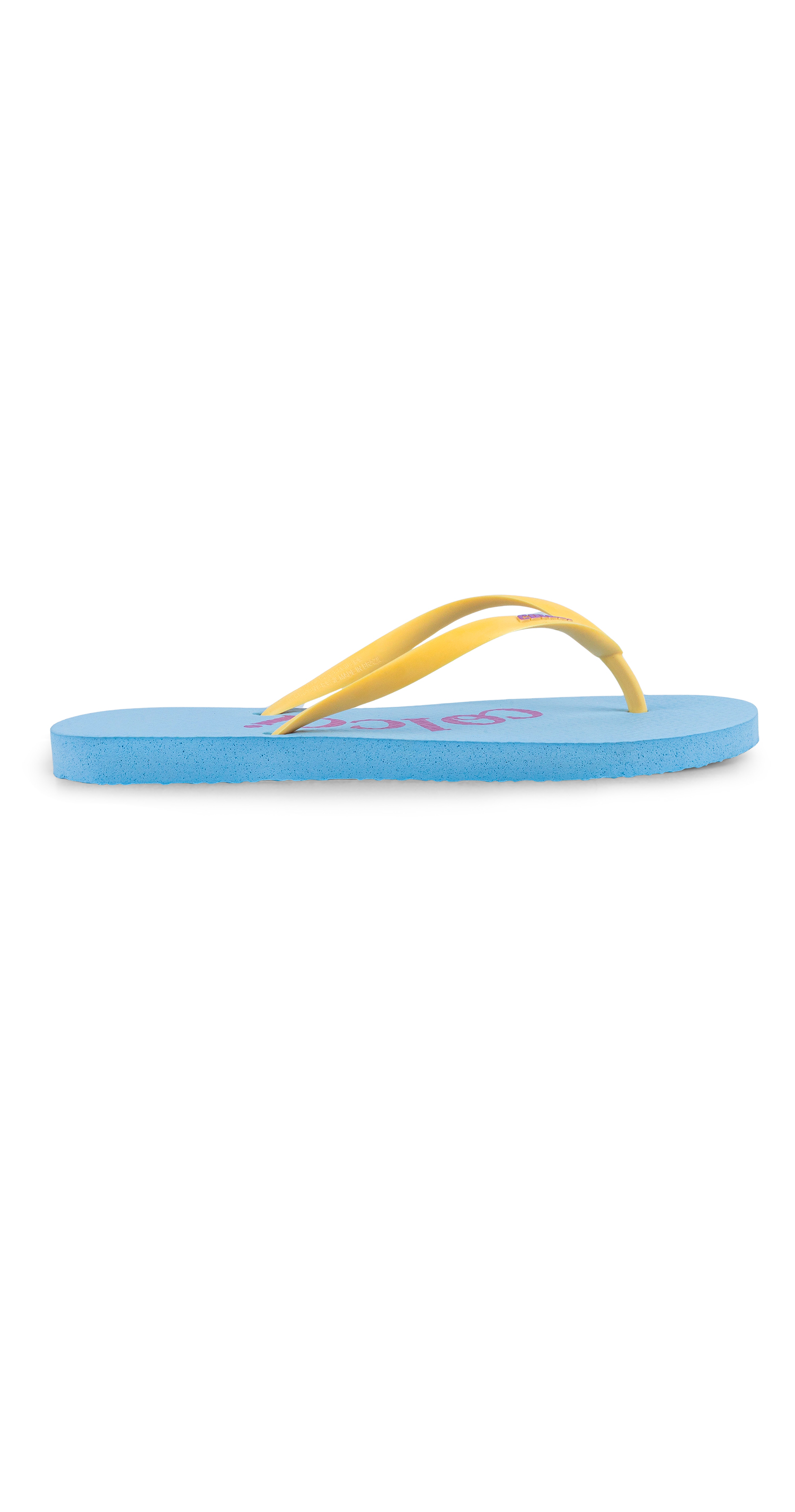 CHINELO COLCCI FEM COLOR SUMMER 33-34 AZUL TRANQUI