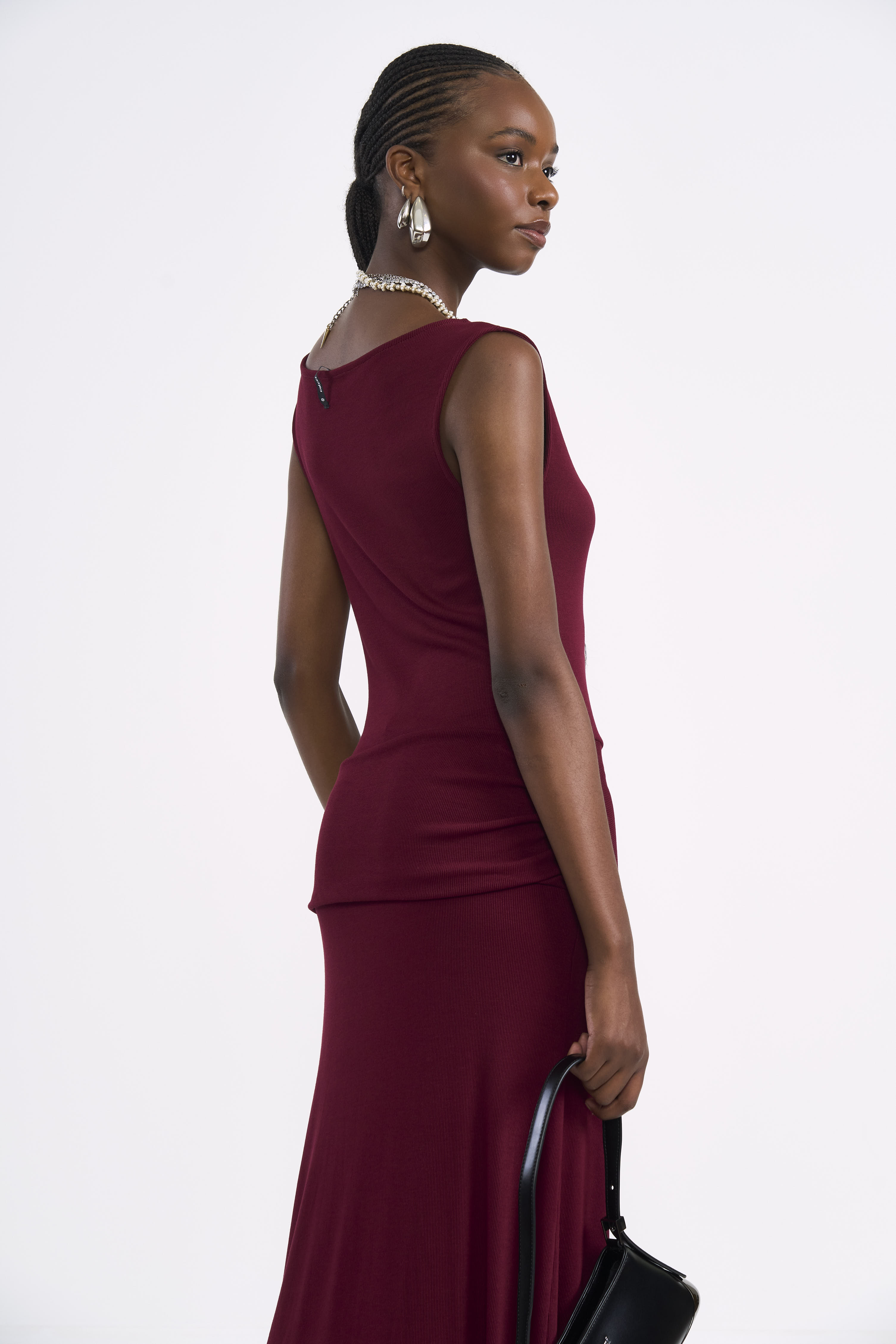 VESTIDO COLCCI GG BORDO BLOODSTONE