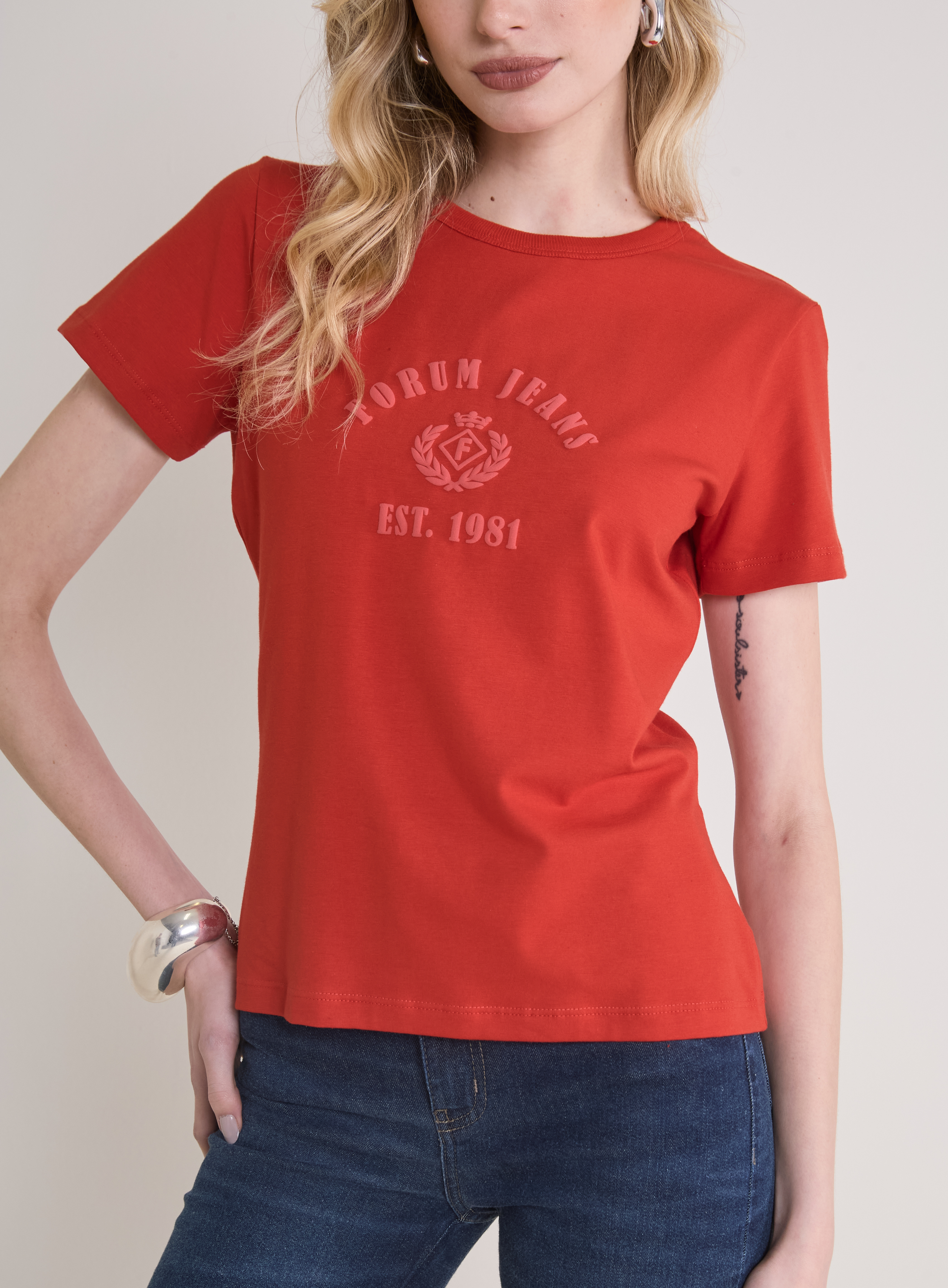CAMISETA FORUM G BEGE PILAR