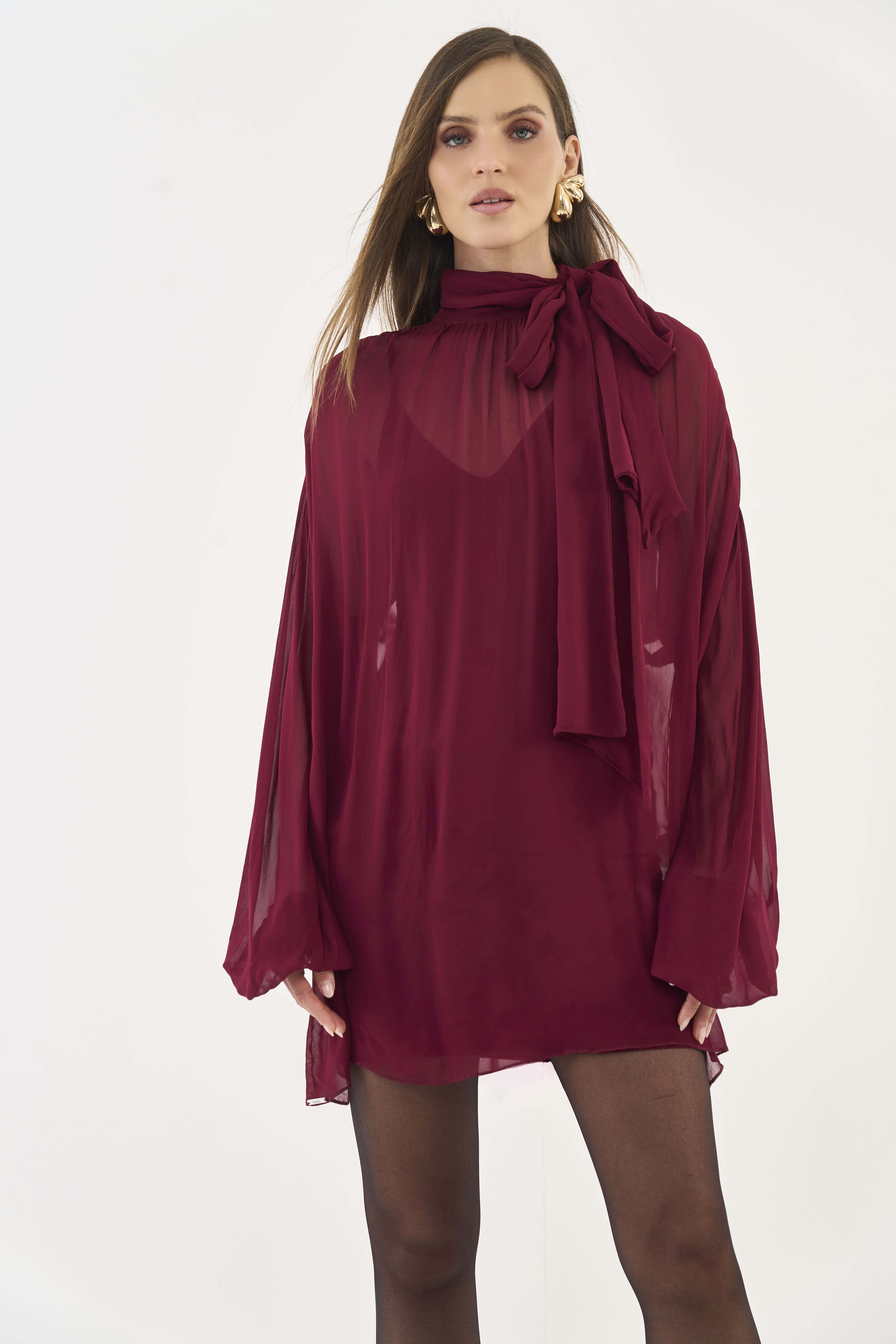 VESTIDO COLCCI P BORDO BLOODSTONE