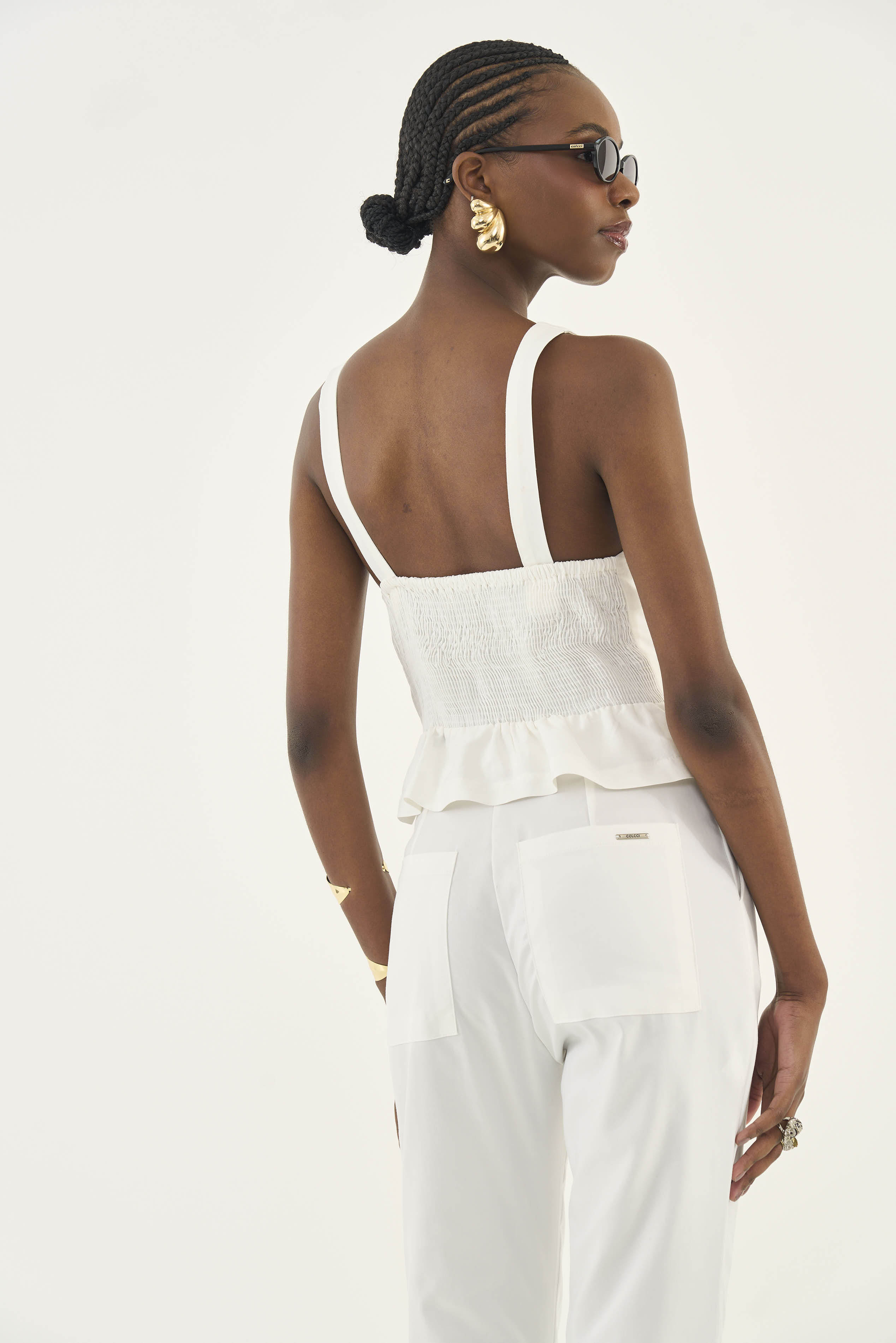 BLUSA LINHO G OFF SHELL