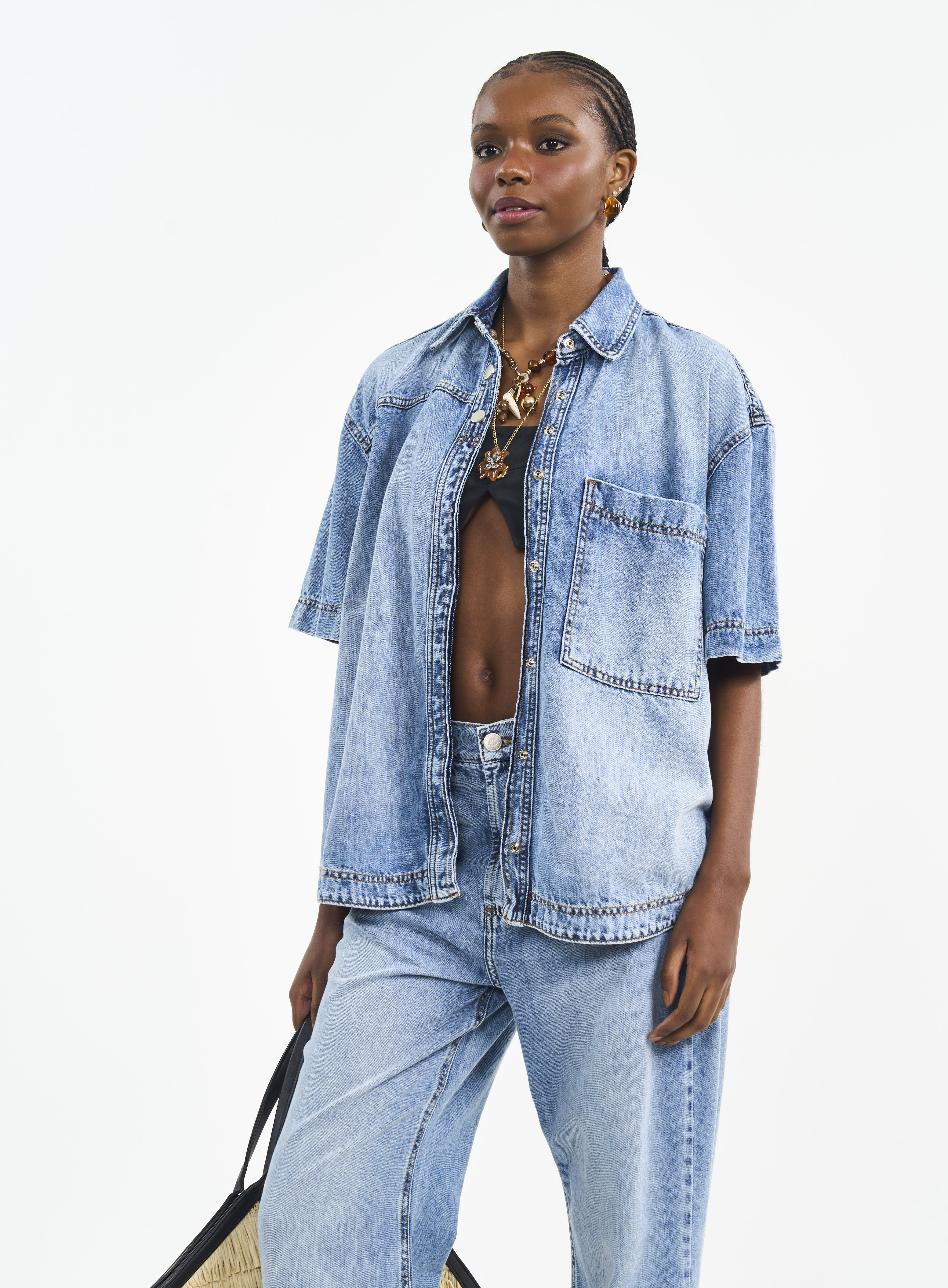 CAMISA JEANS G INDIGO