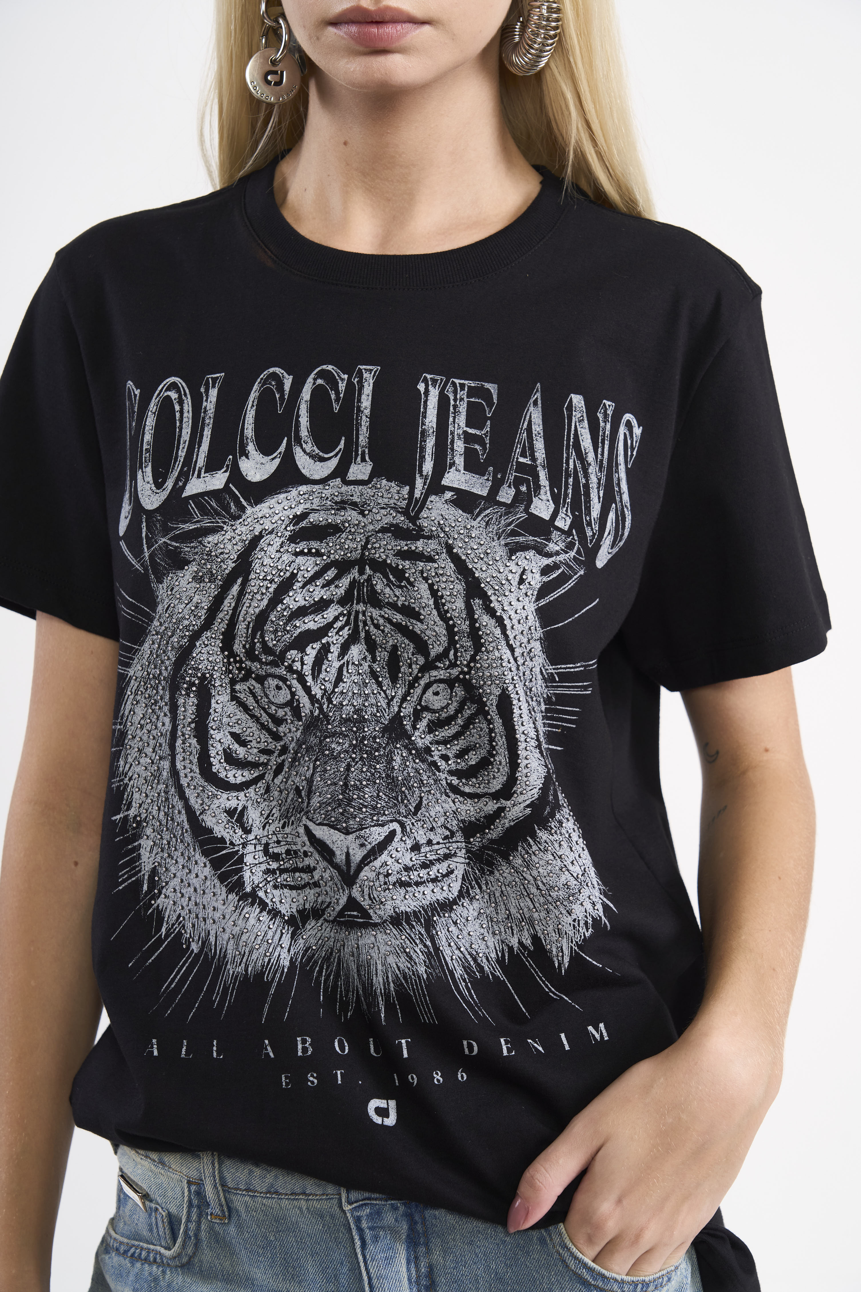 CAMISETA ESTAMPADA P PRETO