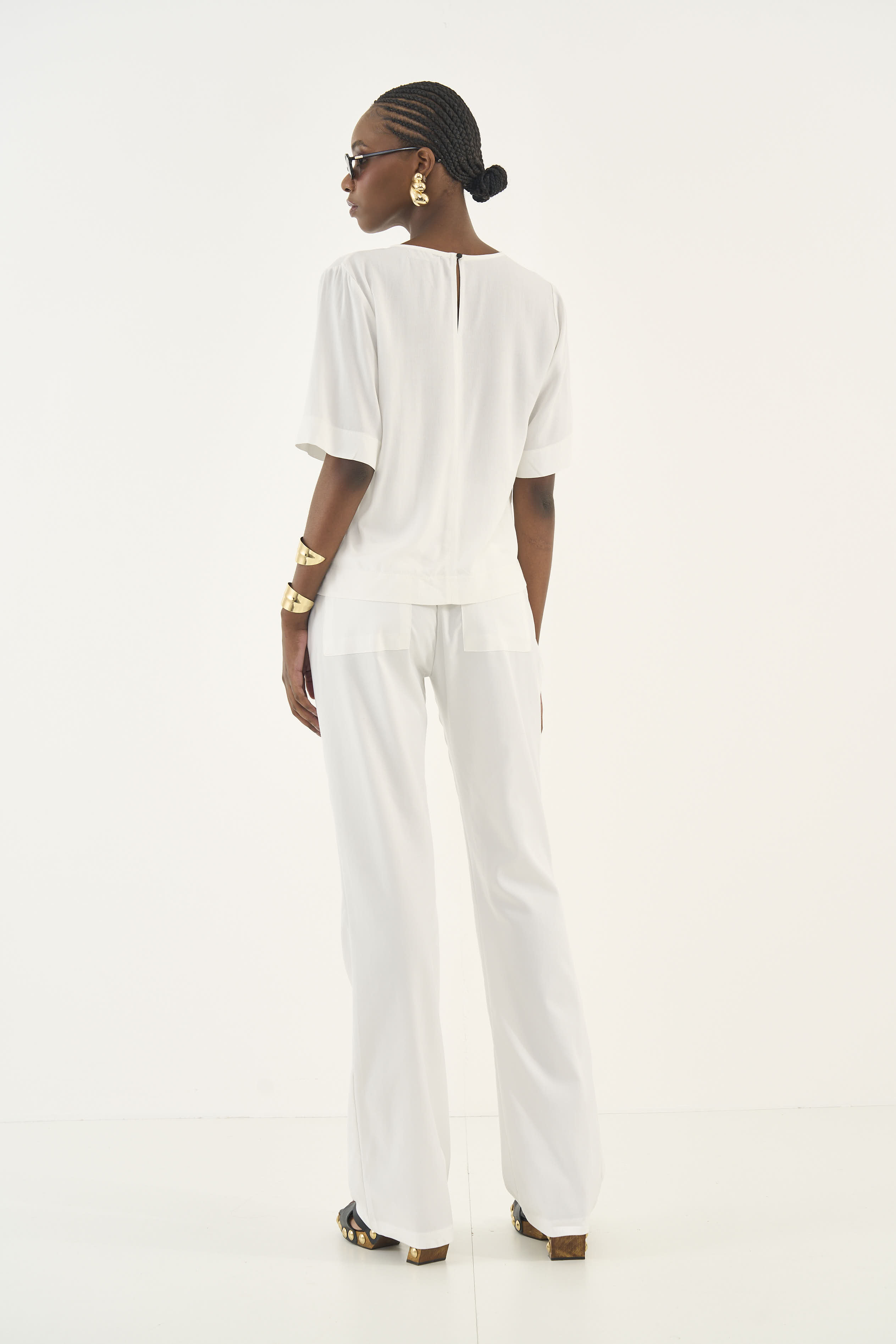 BLUSA COLCCI G MARROM MIELE