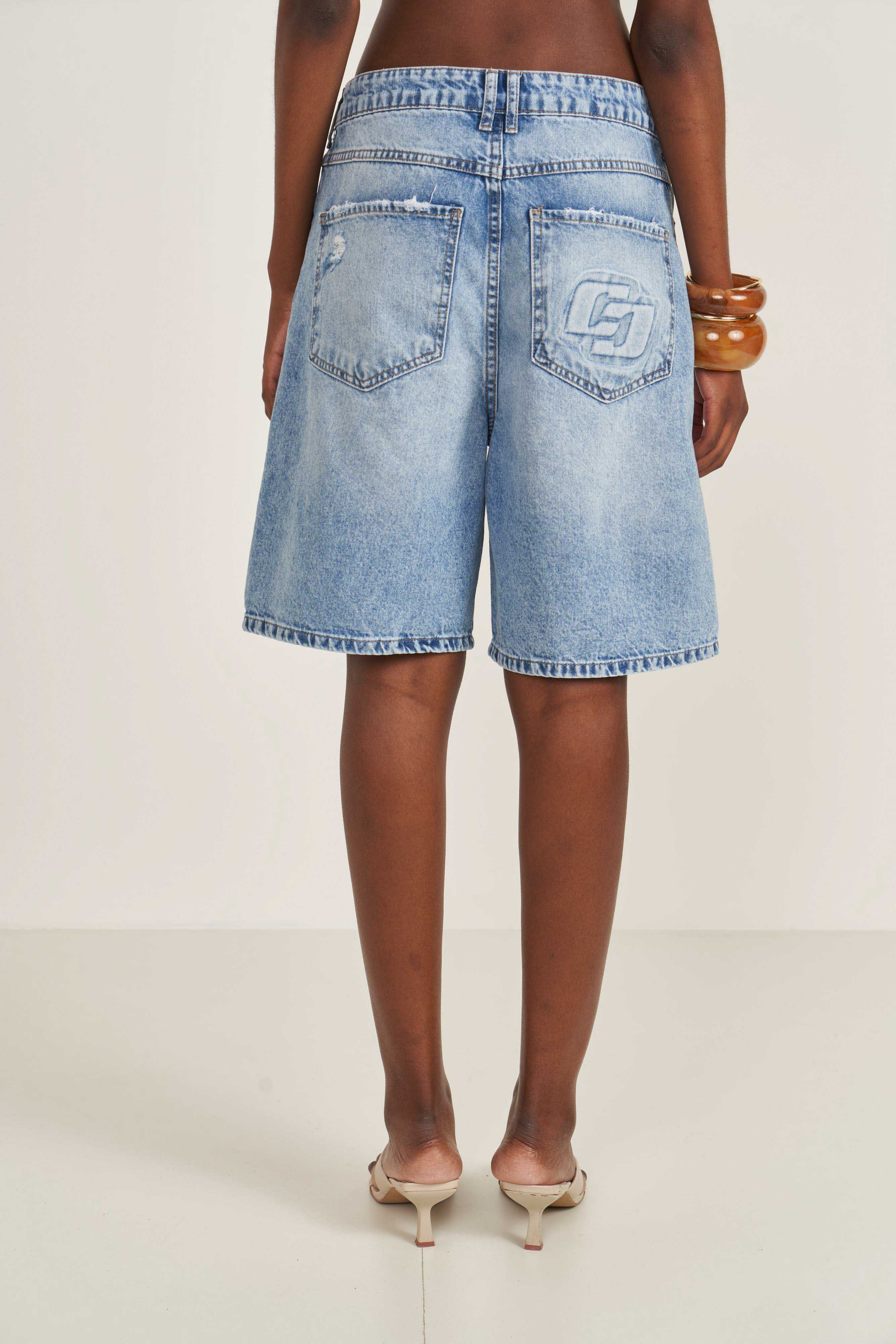 BERMUDA JEANS GIGI 38 INDIGO