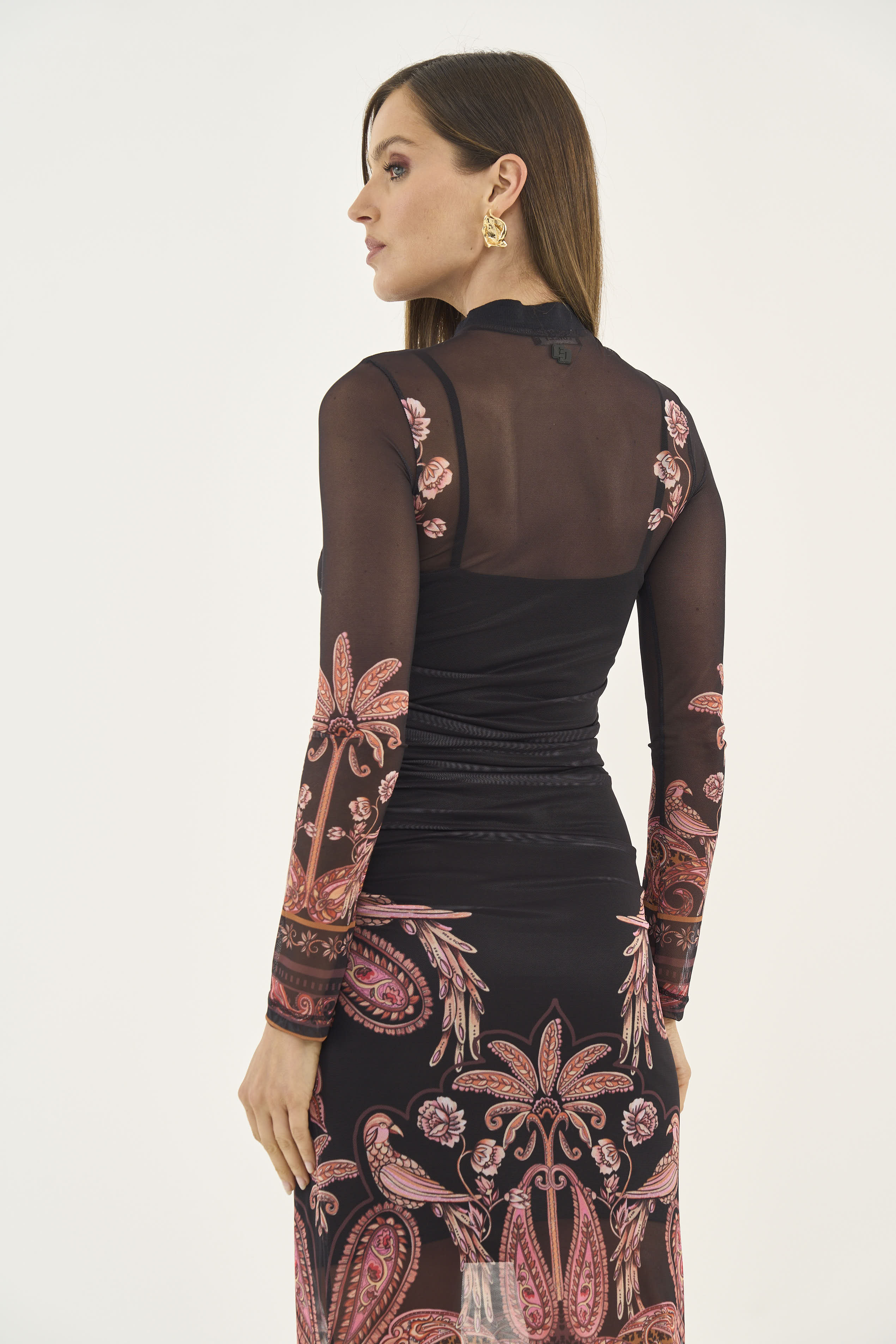 VESTIDO TULE ESTAMPADO M SAUDADE