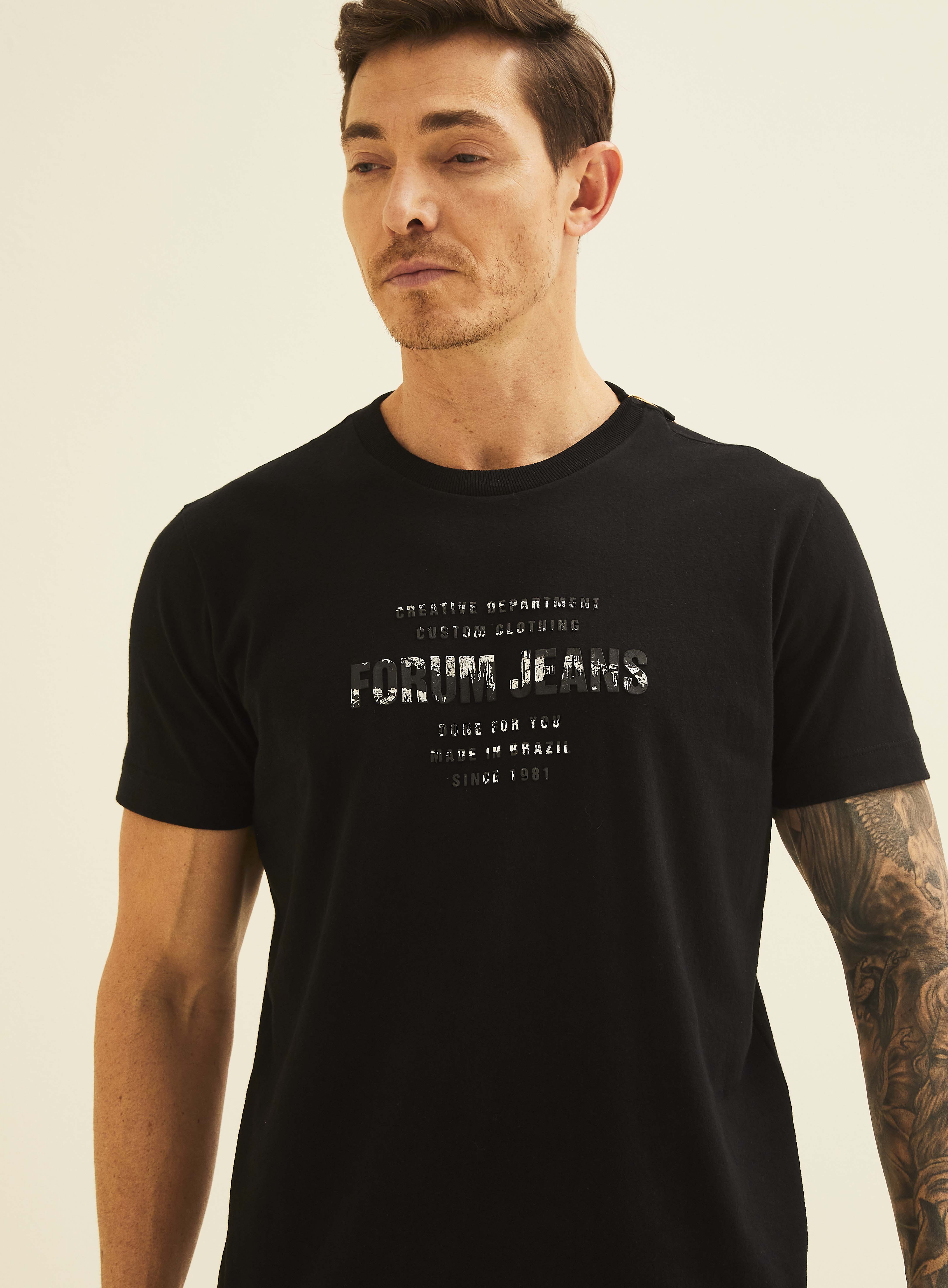 CAMISETA FORUM M PRETO