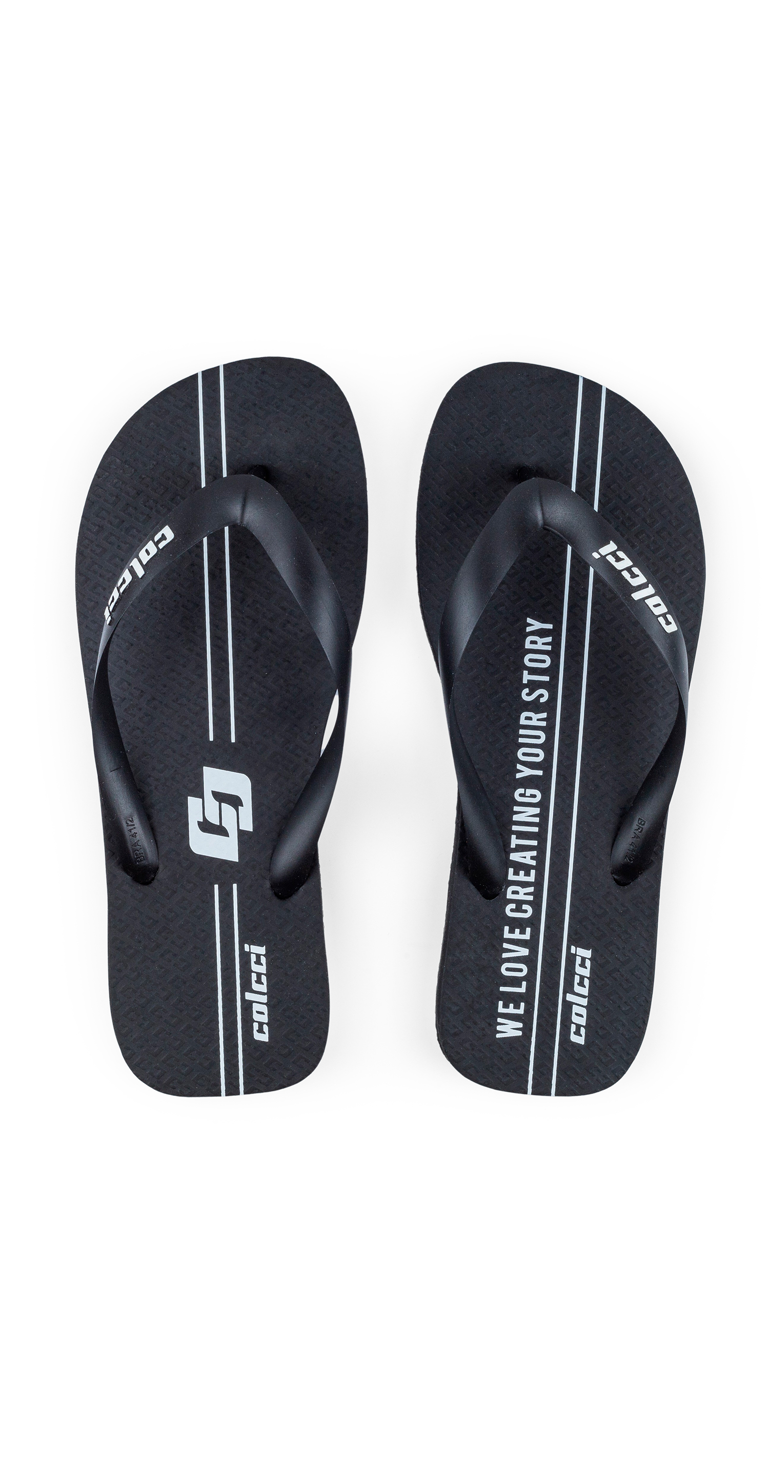 CHINELO MASCULINO SPORT COLCCI 37-38 BRANCO