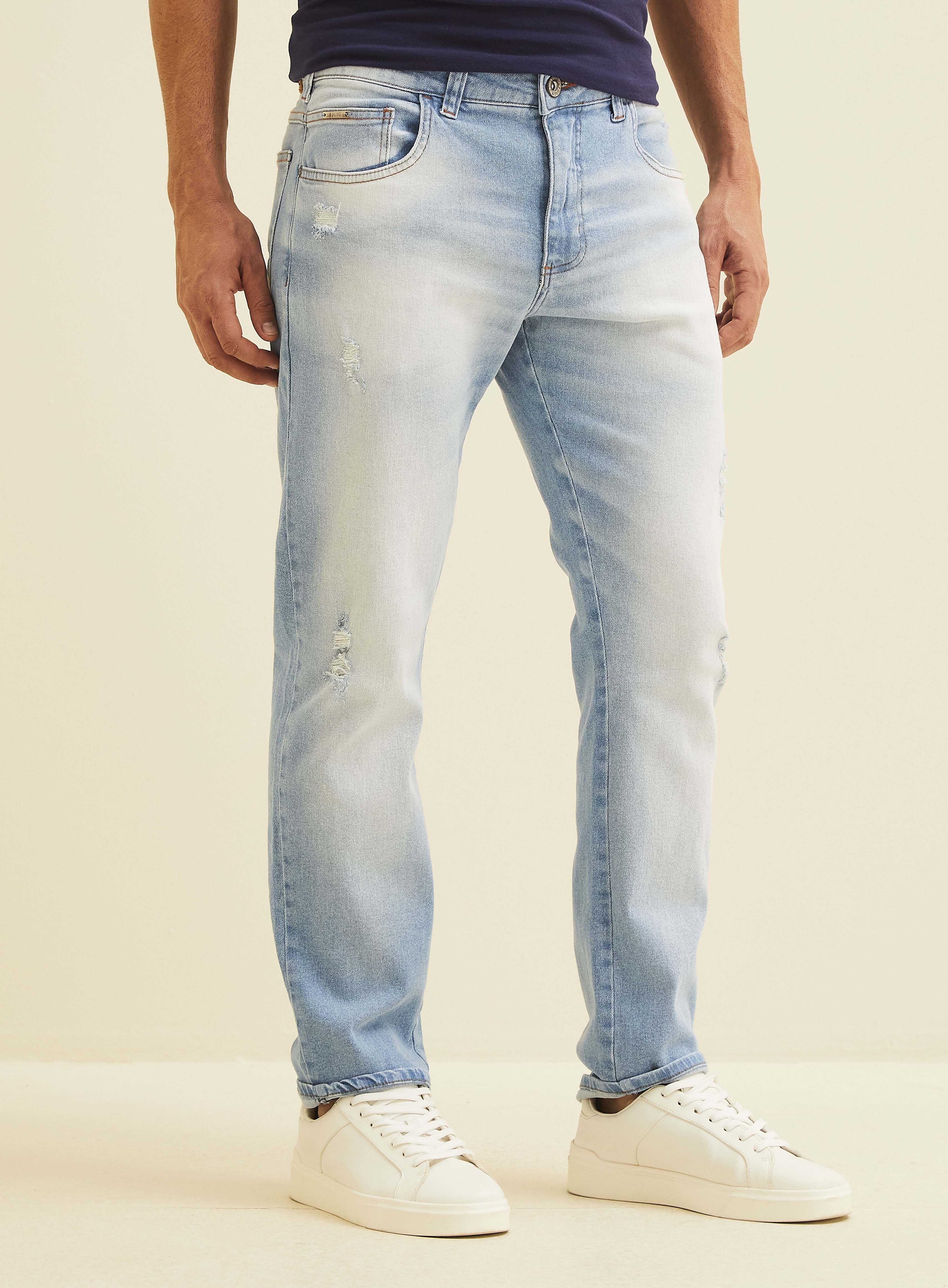 CALÇA JEANS PAUL SLIM 42 INDIGO