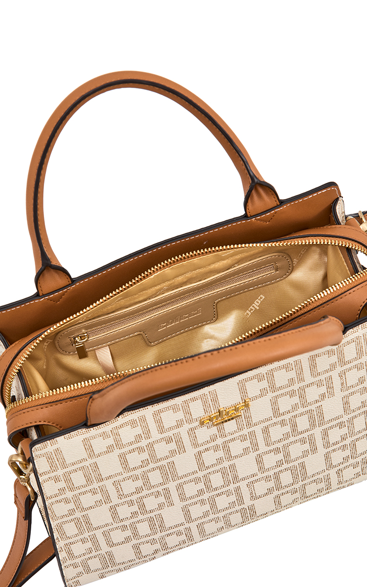 BOLSA COLCCI FEM TOTE MONOGRAMA U CAFE