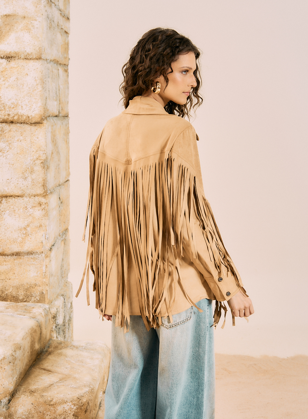 CAMISA SUEDE G BEGE EGIDO