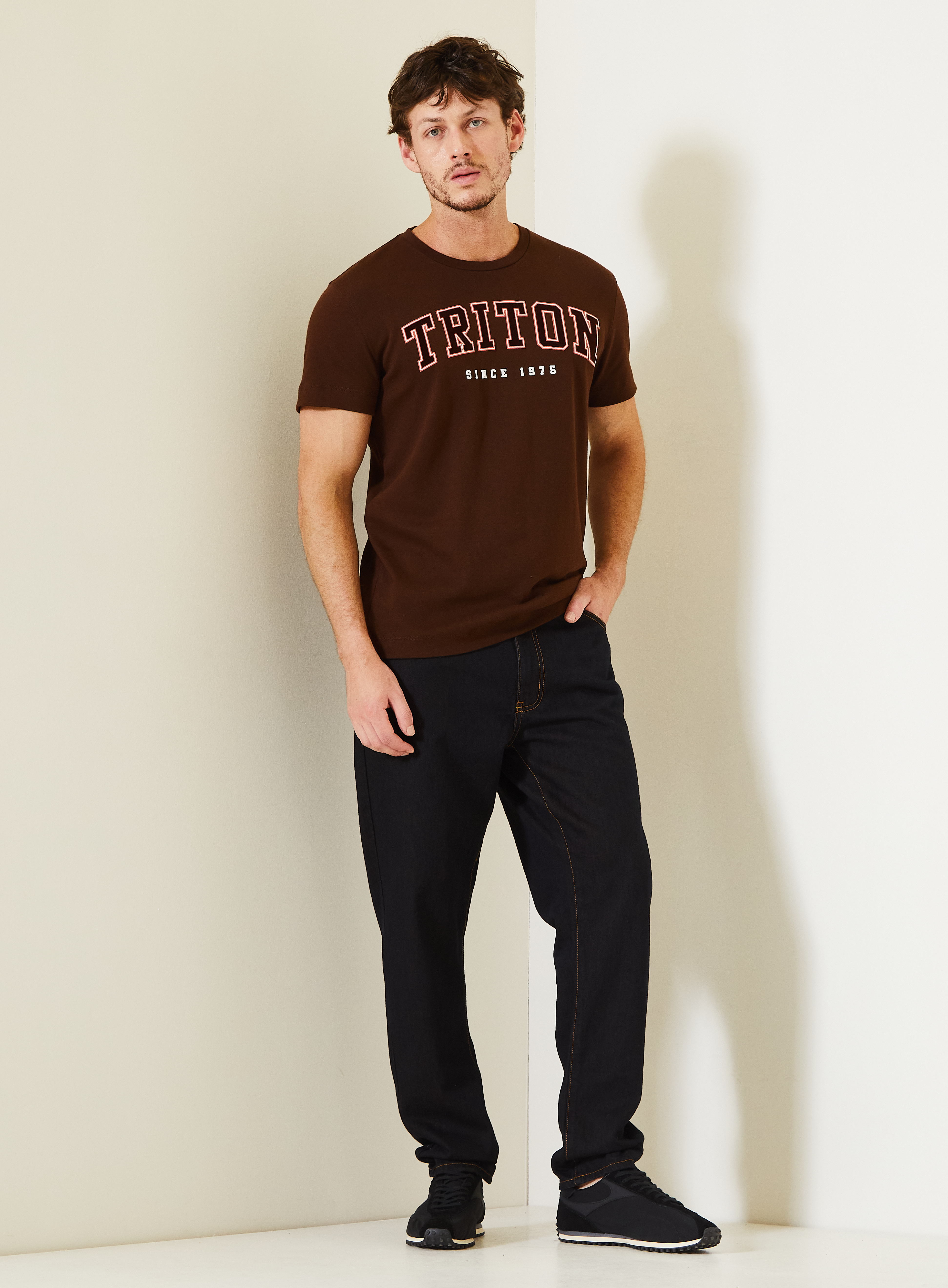 CAMISETA TRITON GG PRETO