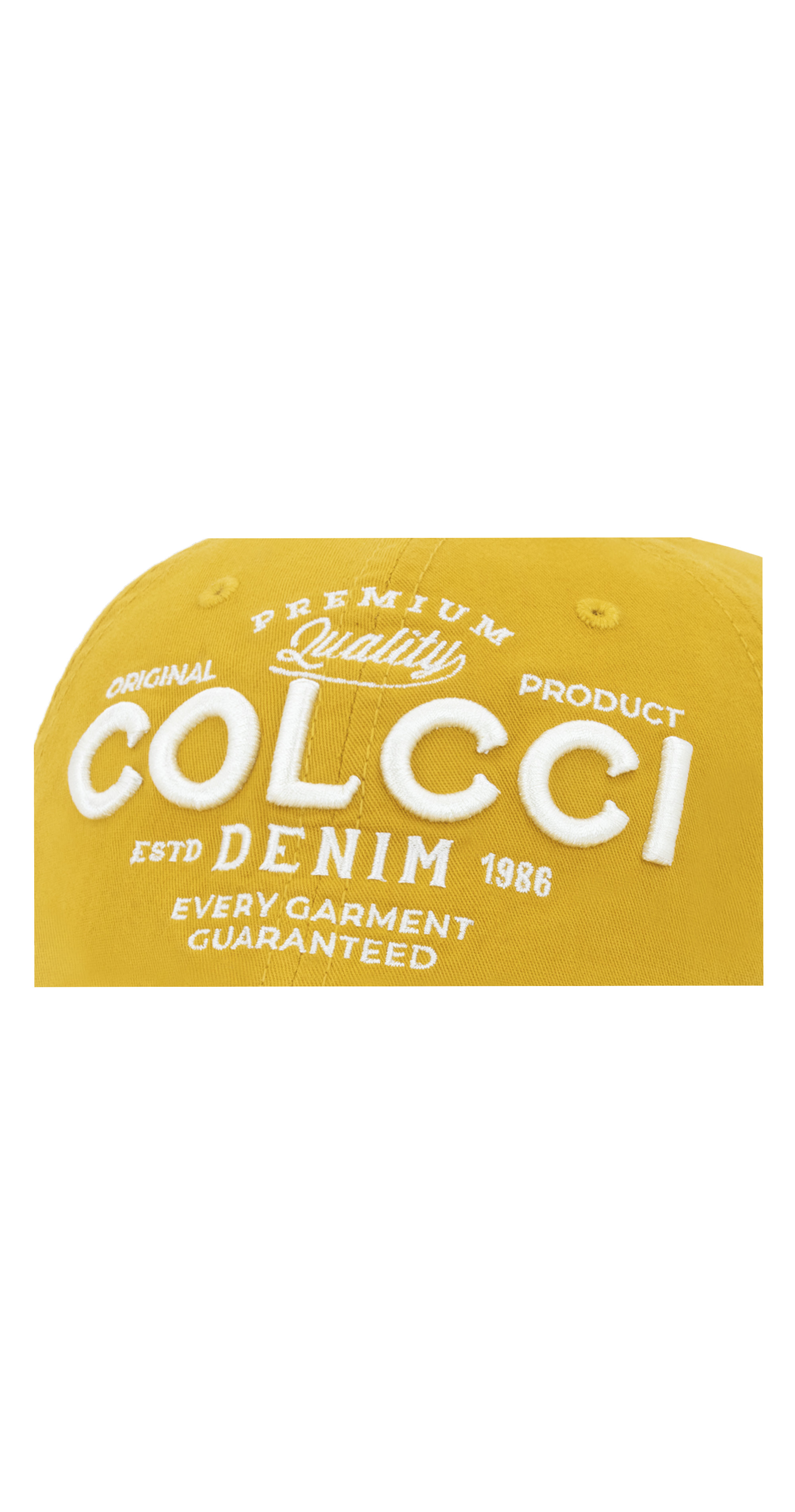 BONÉ COLCCI UNISSEX   BORDADO FRONTAL U AMARELO OC