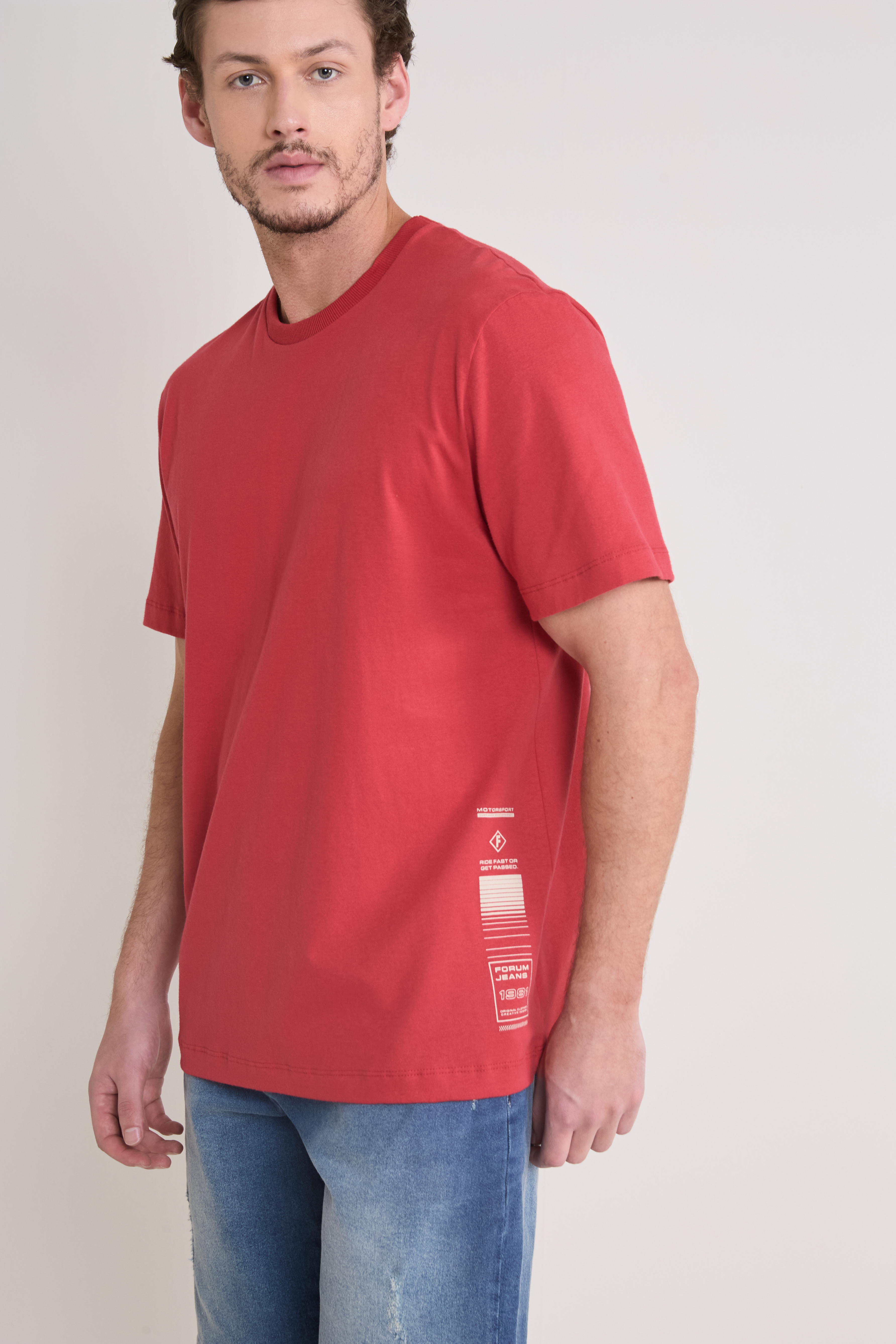 CAMISETA FORUM G VERMELHO PHILLY