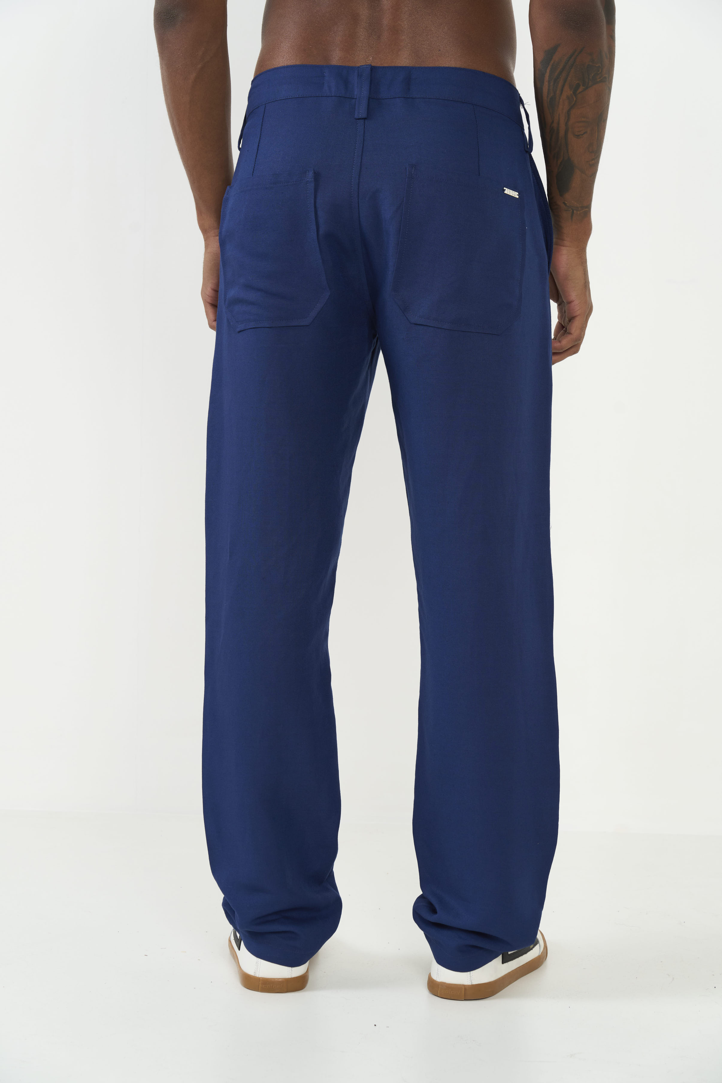 CALÇA LINHO G AZUL DARKNESS