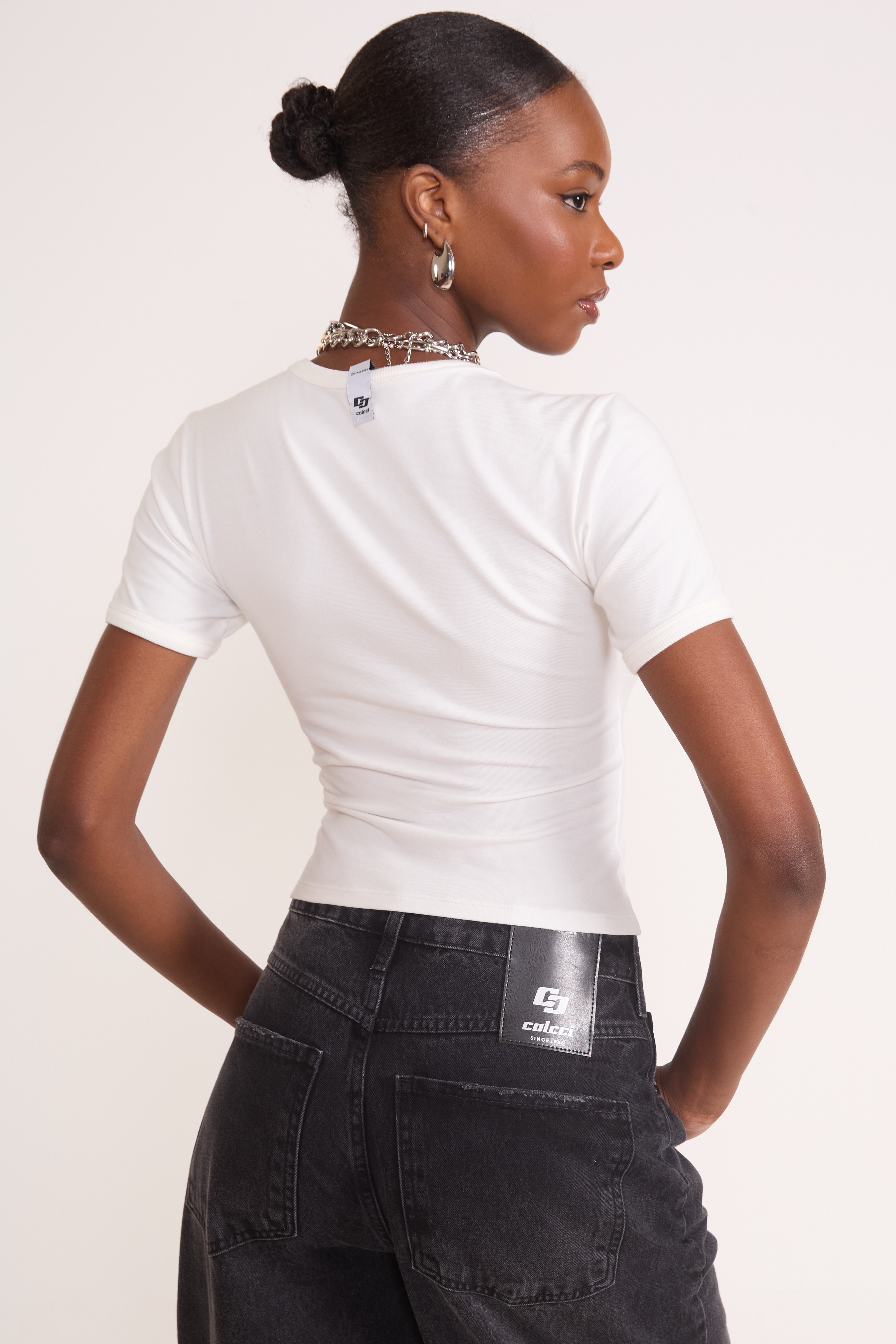 CAMISETA COLCCI G MARROM BEATEN B