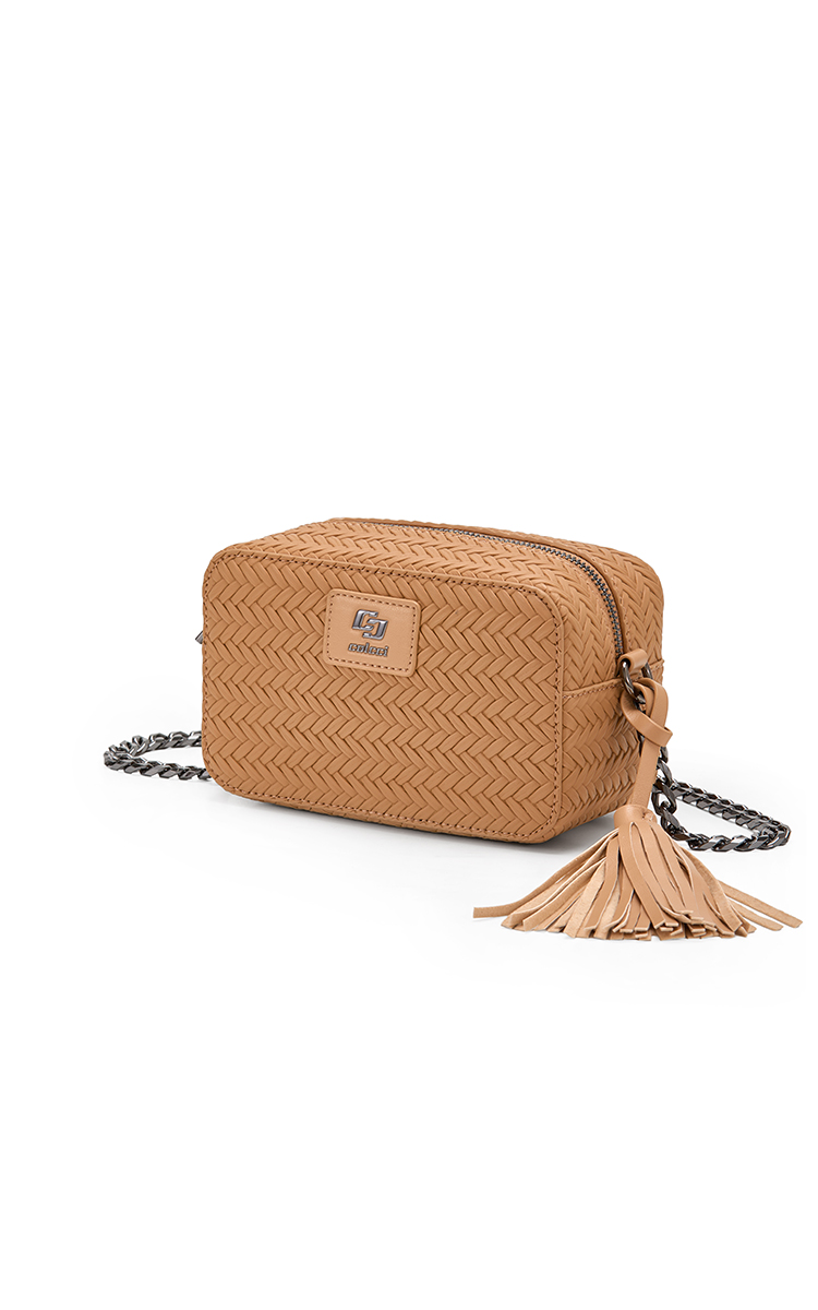 BOLSA COLCCI FEM CAMERA BAG TRESSE U BEGE SOYBEAN