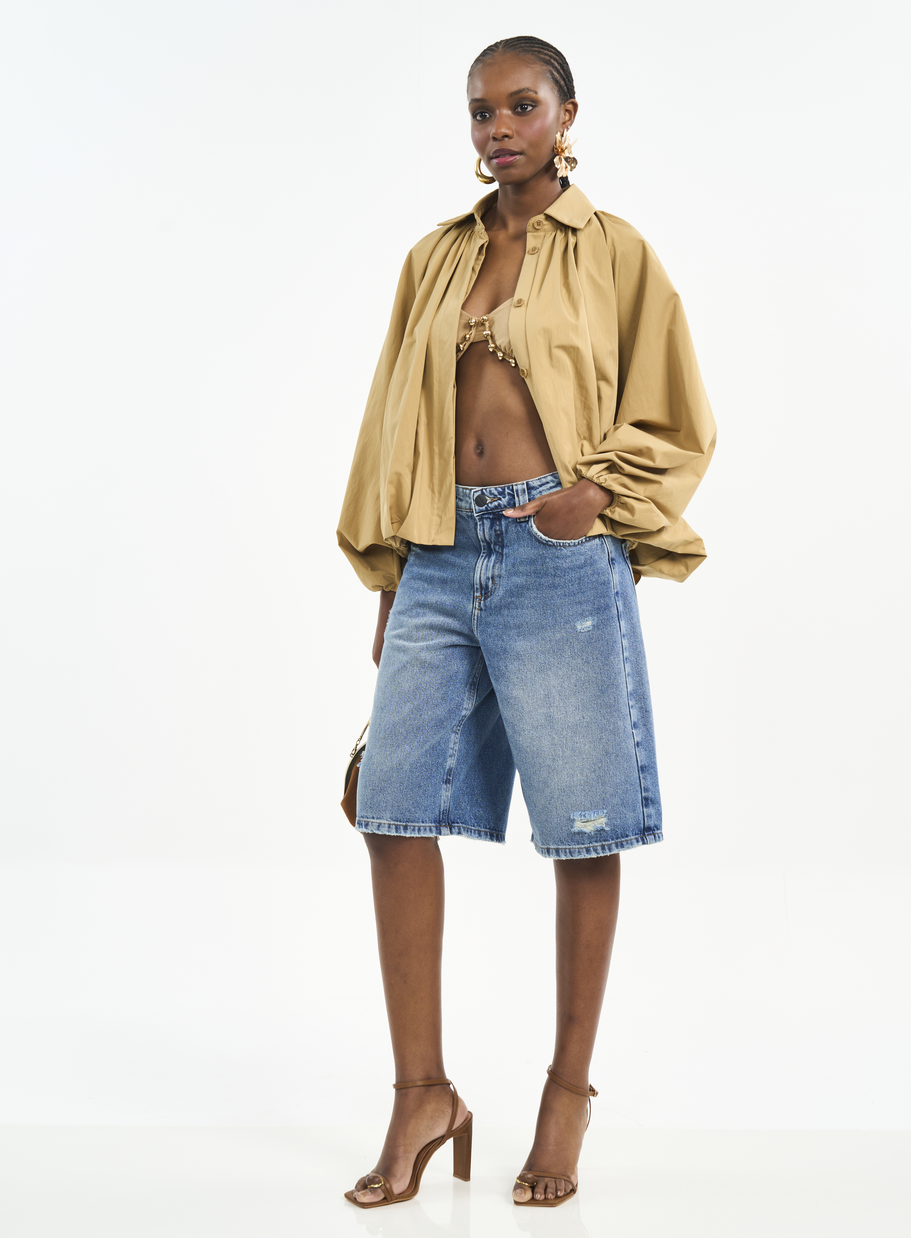 BERMUDA JEANS JADE 38 INDIGO