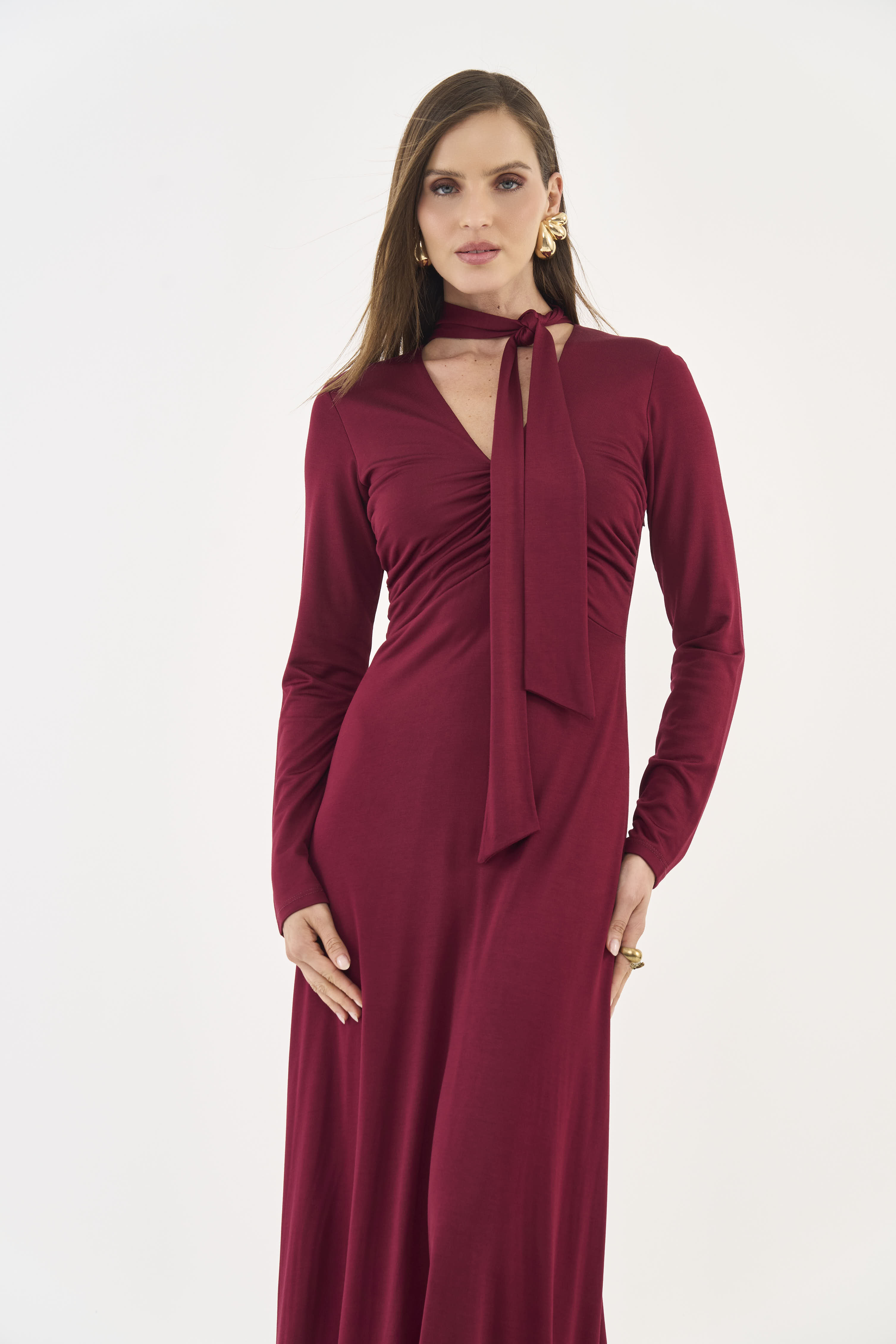 VESTIDO COLCCI M BORDO BLOODSTONE