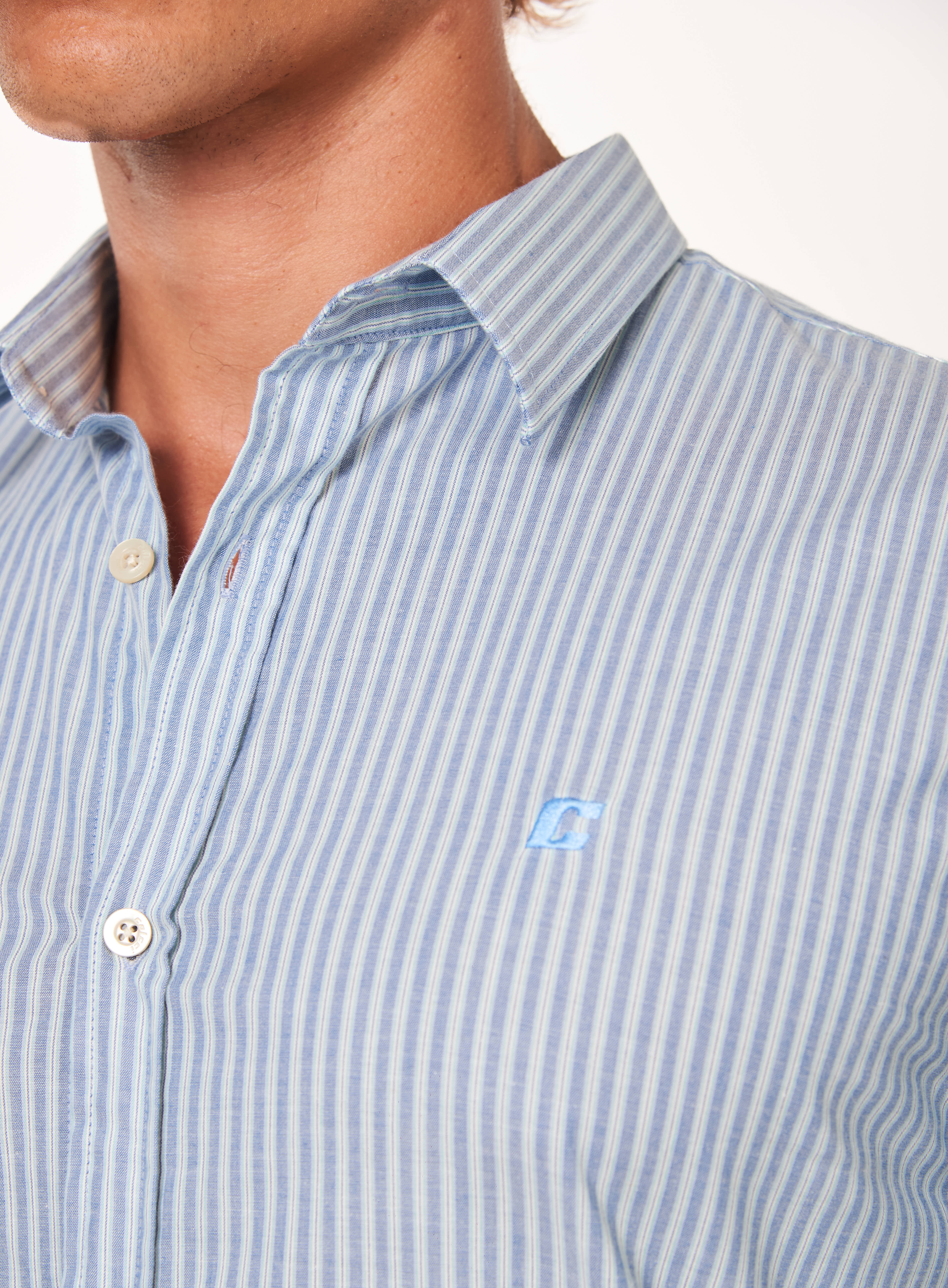 CAMISA LISTRADA WORK FIT GG LISTRADO