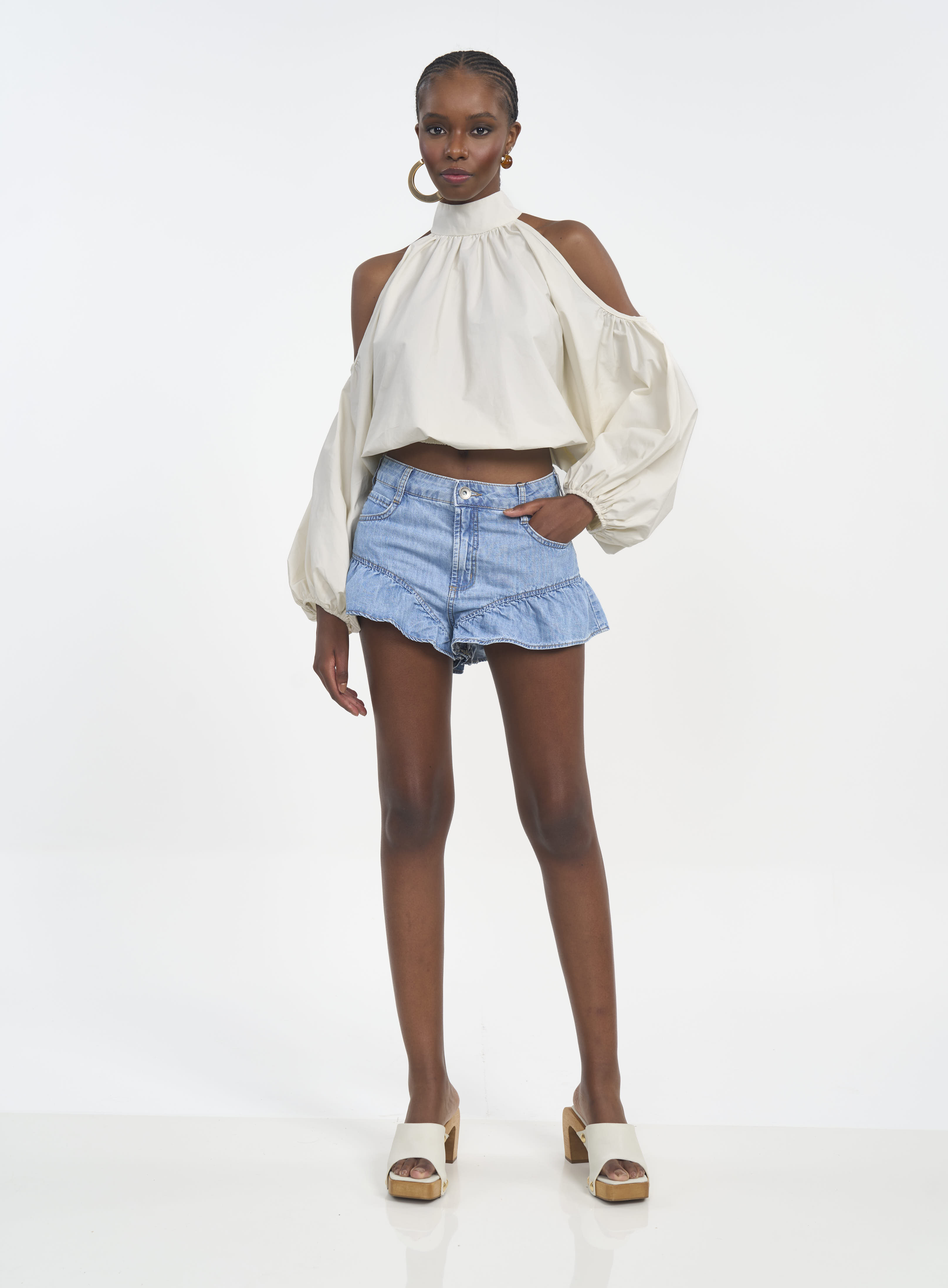BLUSA COLCCI P BEGE AFFOGATO