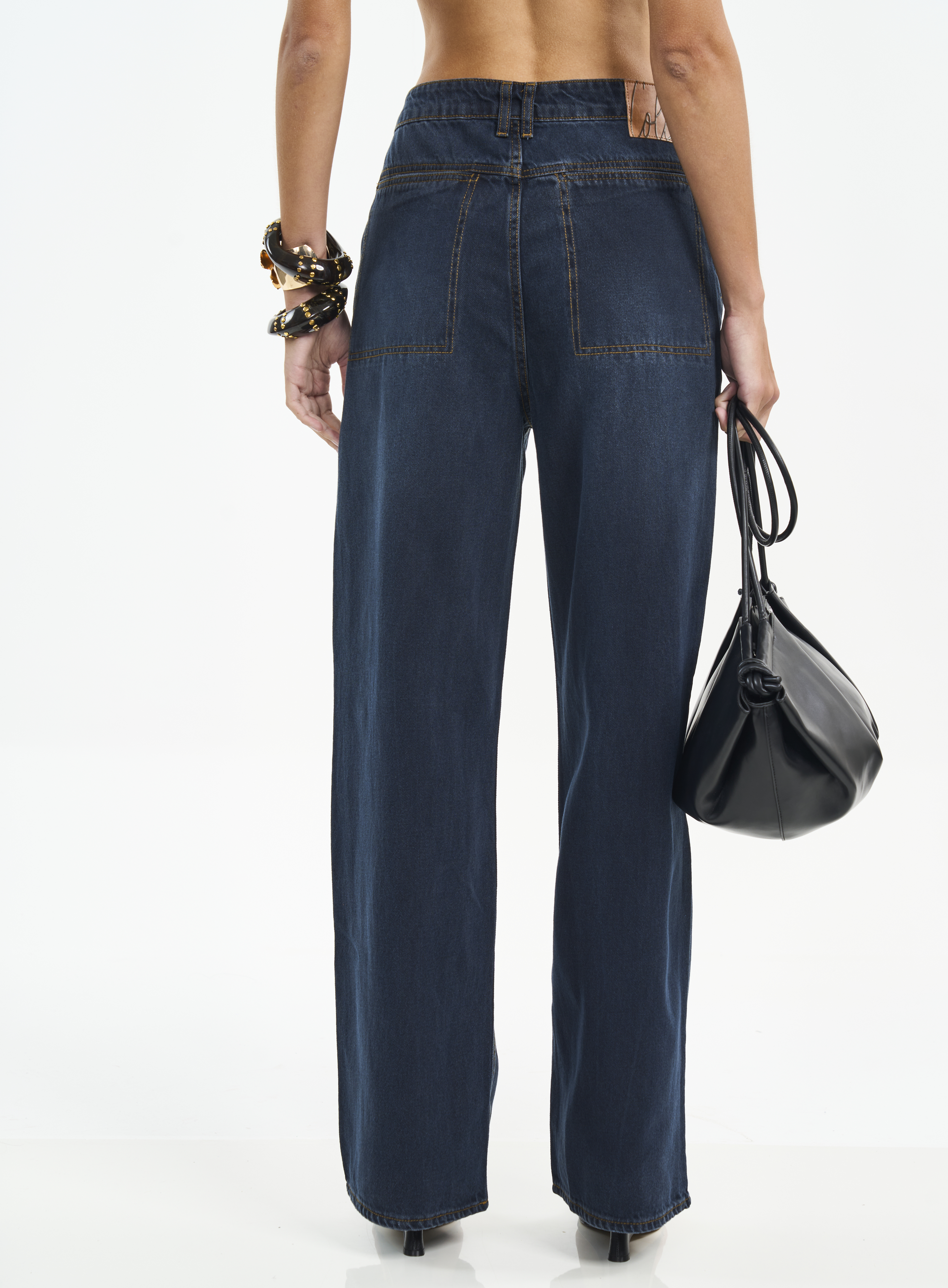 CALÇA JEANS BRUNA LOW 34 INDIGO