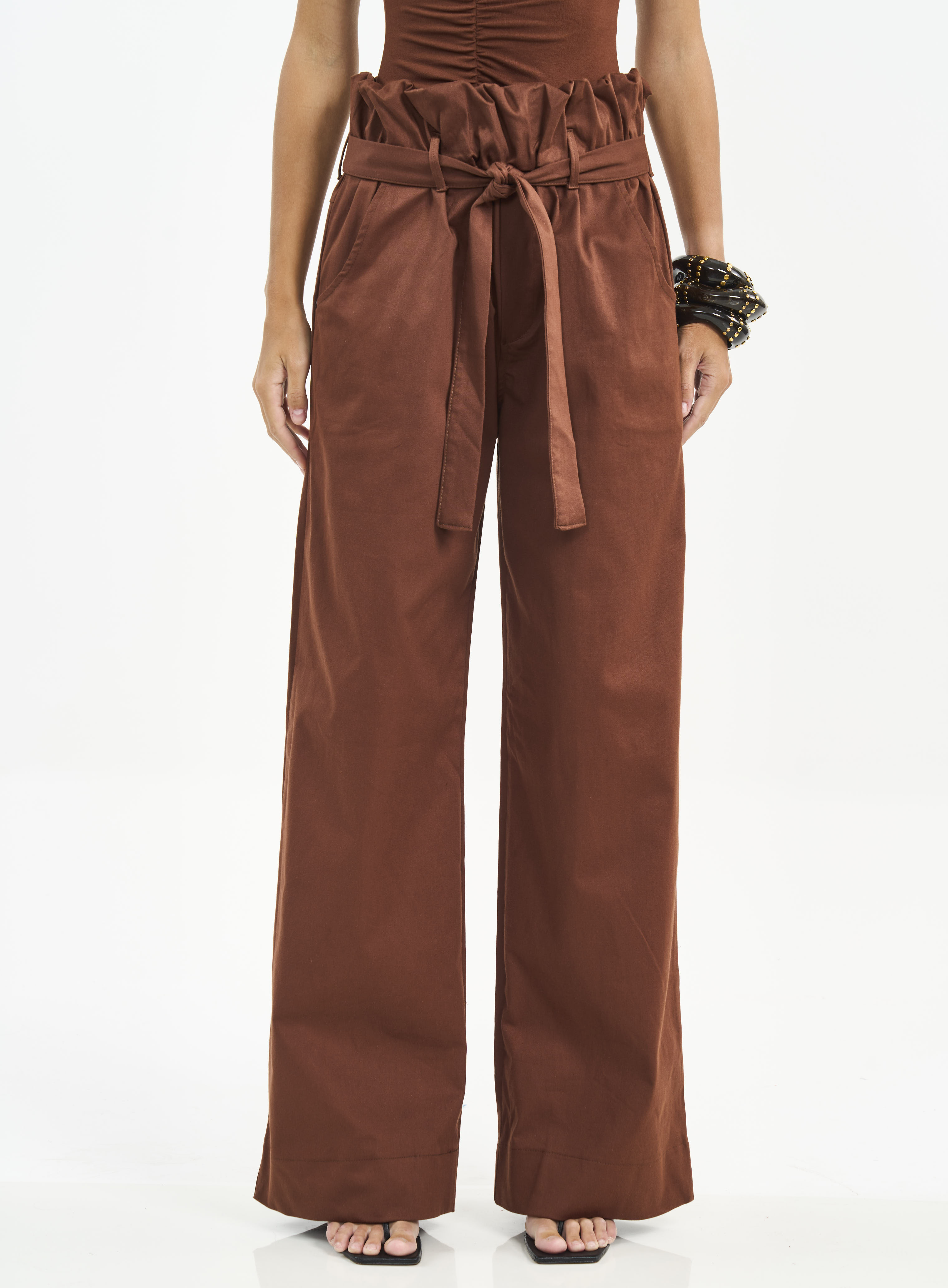 CALÇA COLCCI M MARROM TIRAMISU