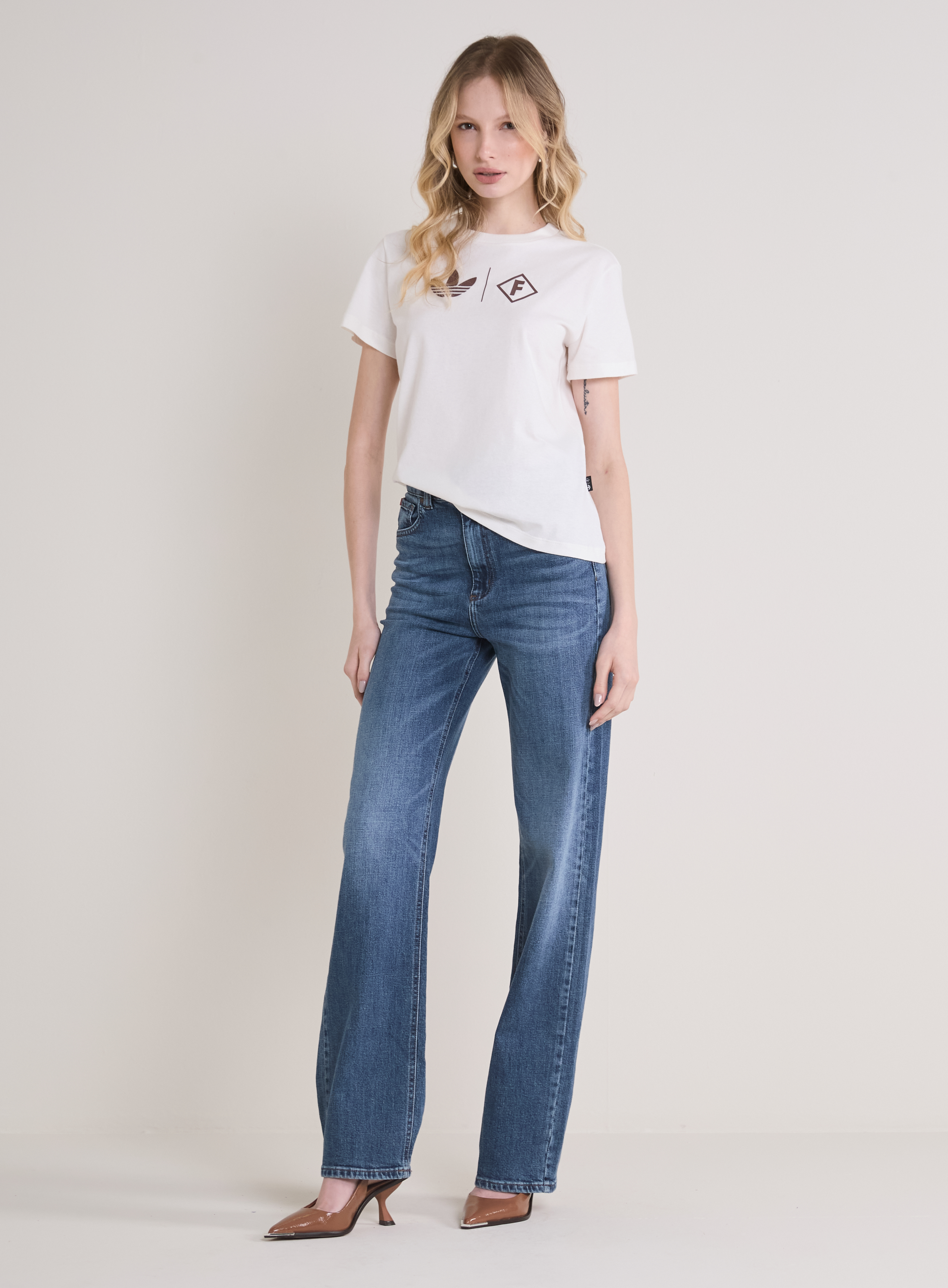 CALÇA JEANS ADIDAS FORUM 36 INDIGO FEM