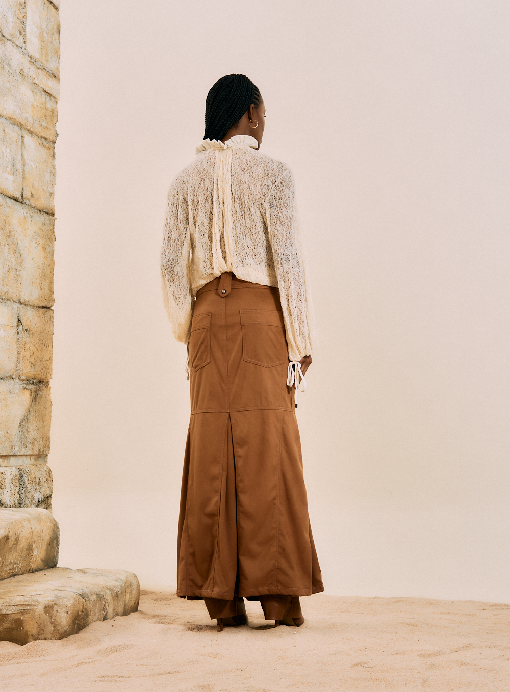 SAIA SUEDE G MARROM MALFITANO