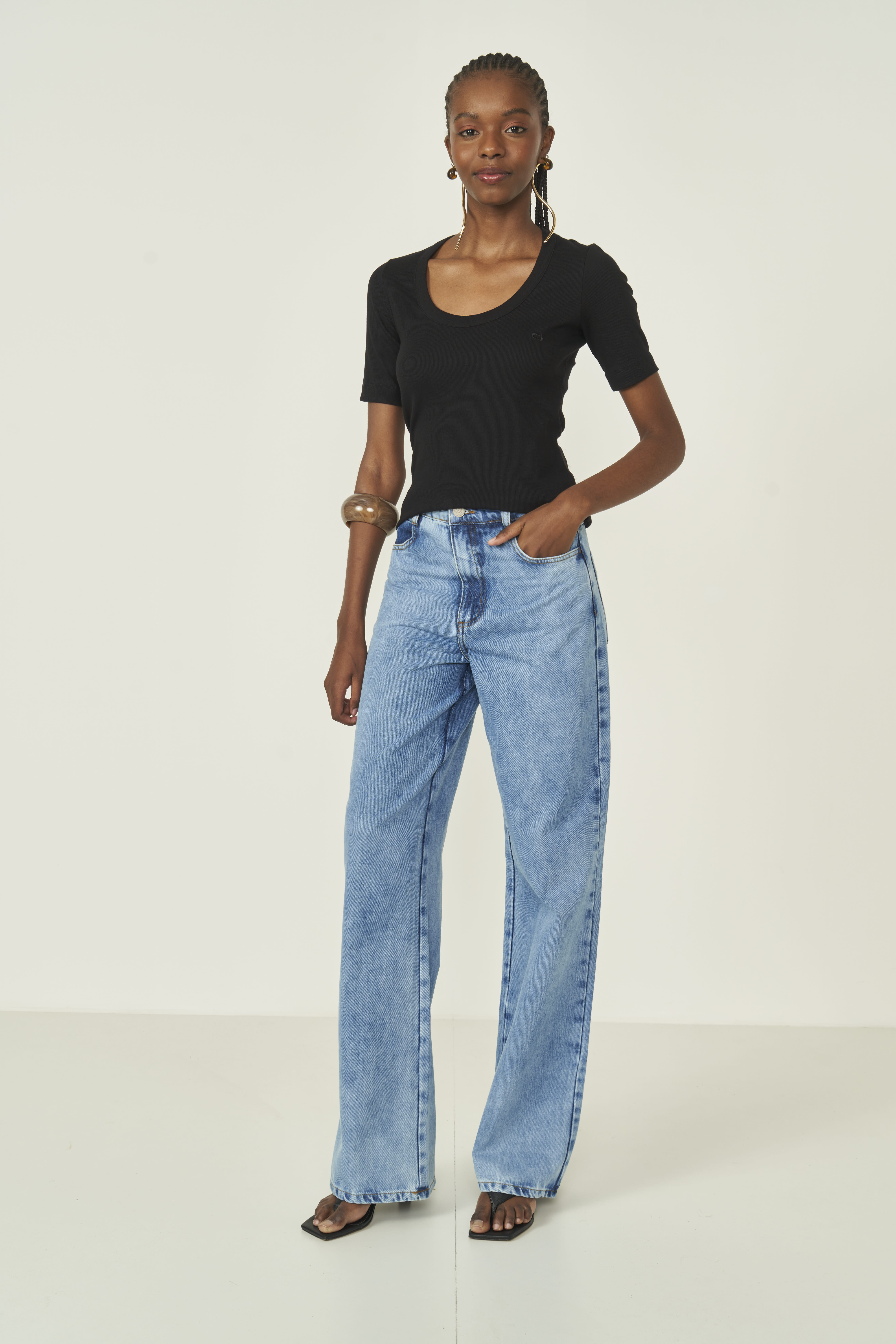 CALÇA JEANS BERLIM 40 INDIGO