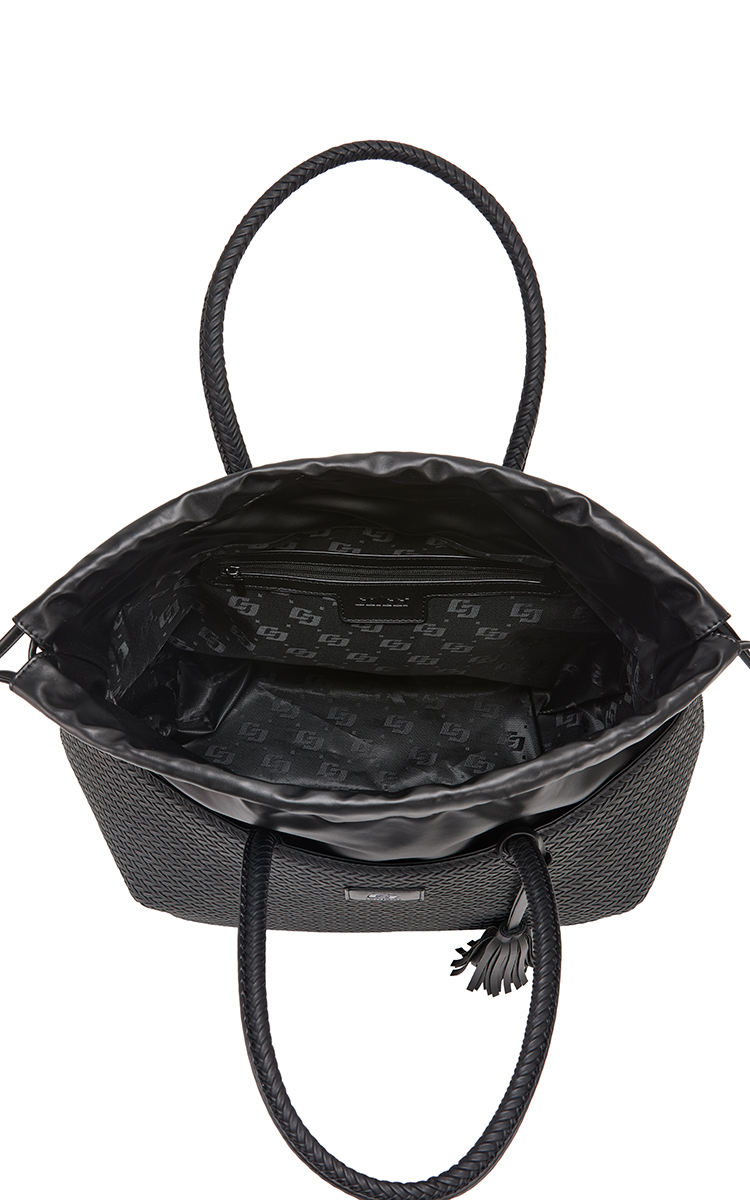 BOLSA COLCCI FEM BUCKET TRESSE U PRETO