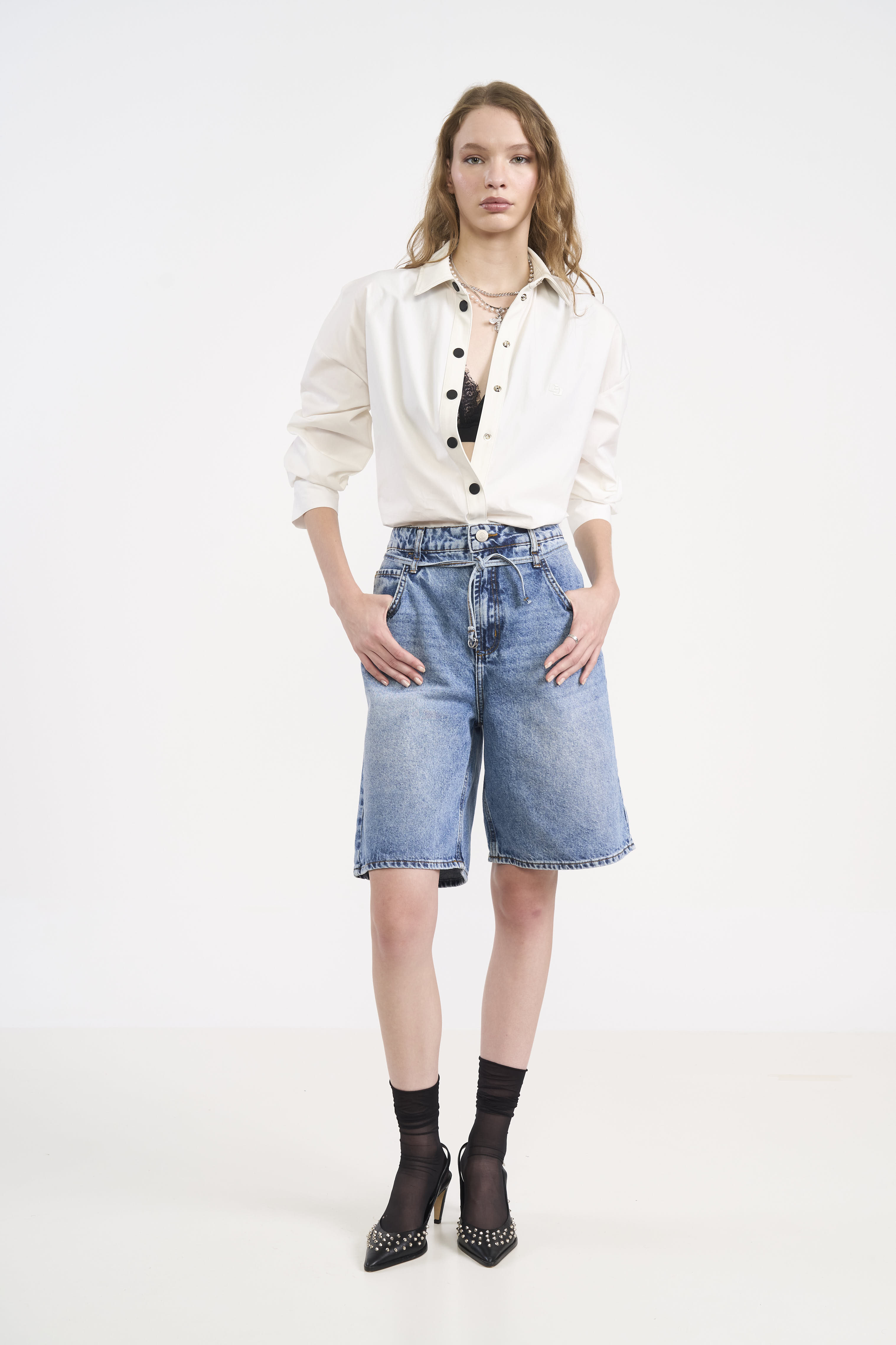 BERMUDA JEANS GIGI 36 INDIGO