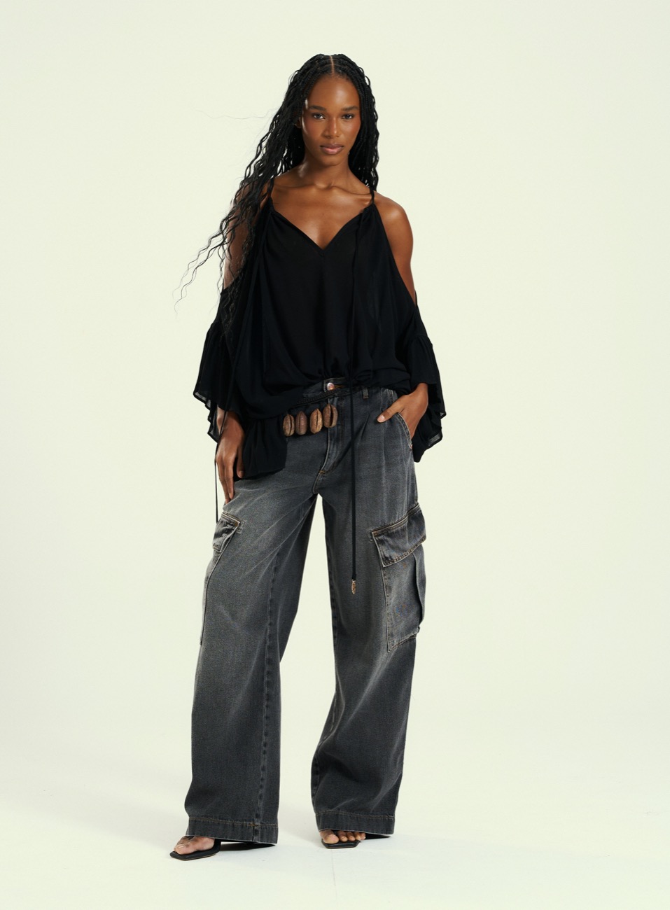 CALÇA JEANS BASIC COMFORT 34 IND.PRETO