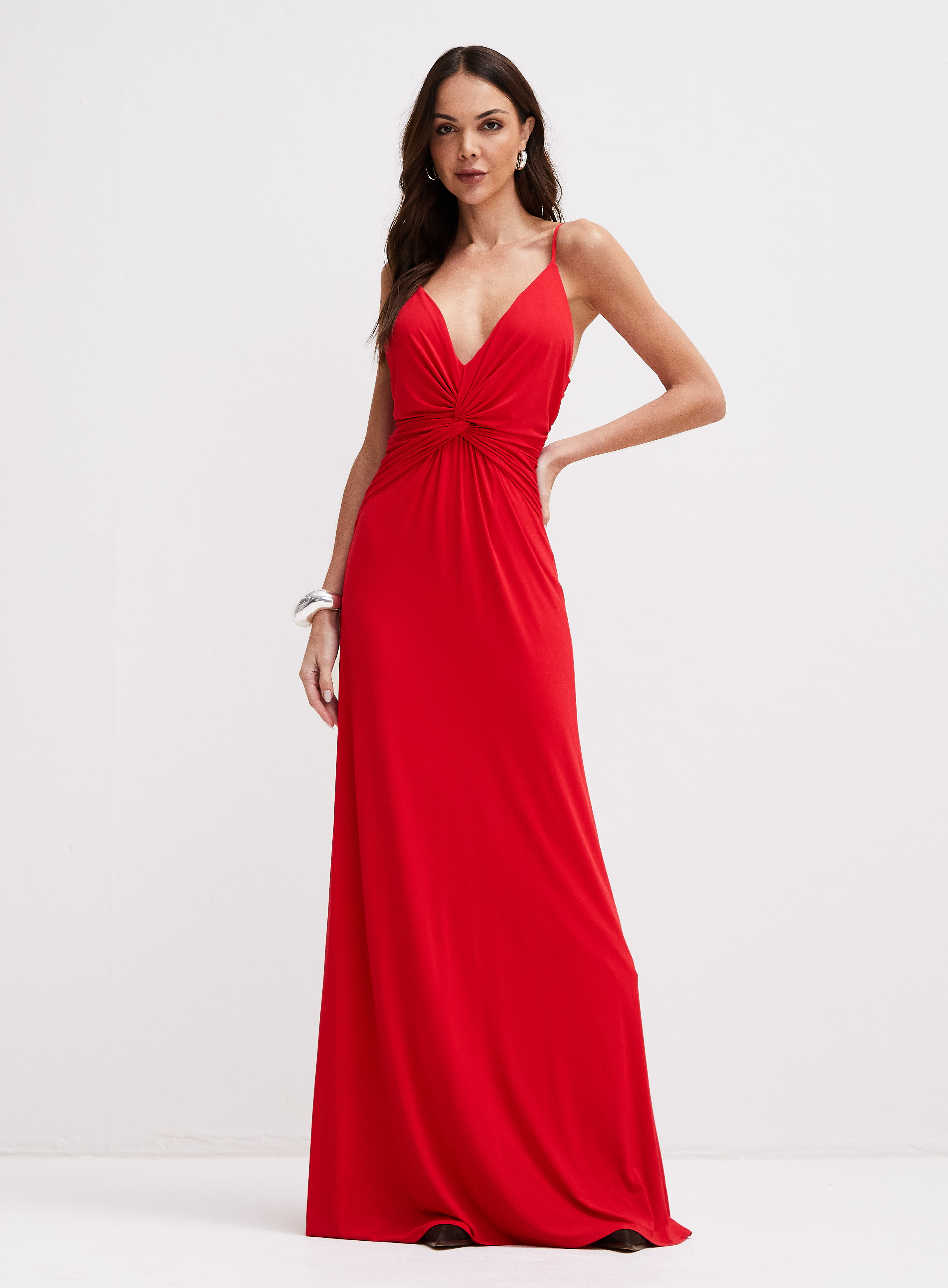 VESTIDO FORUM P VERMELHO SPARKLY
