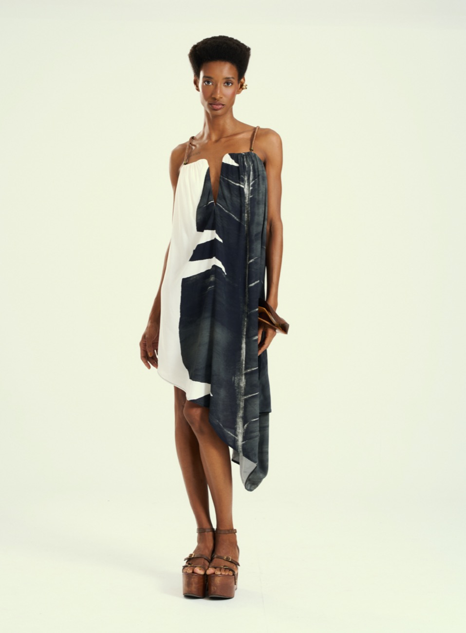 VESTIDO ESTAMPADO GG TROPICAL SHADE